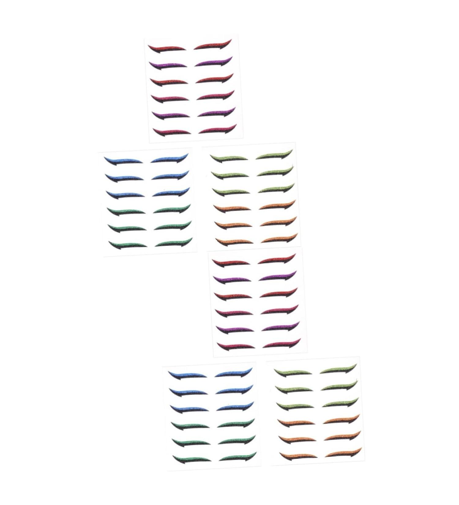 Didiseaon 36 Pairs Anti Sweat Eyeliner Makeup Stickers Instant Eyeliner Stickers Blue Eye Shadow Mens Sticking Stuffers Double Sided Eyelid Tape Eyeliner Tape Makeup Tape Flash Man Template - Buy Online on GoSupps.com