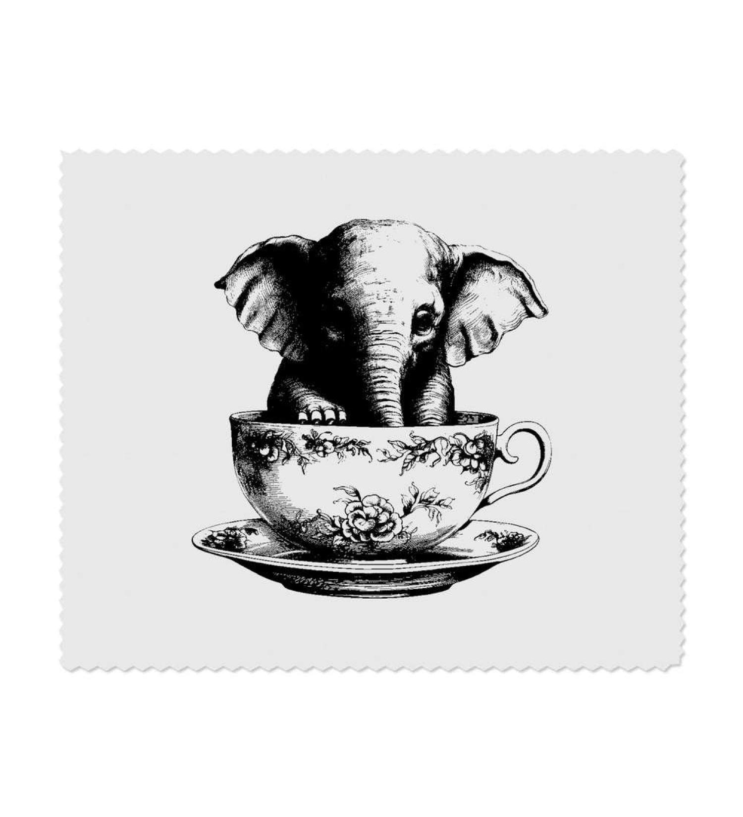 Buy LC00023918 Microfiber Eyeglass Cleaning Cloths - Elephant Design 2 Pack | International Shipping Available - Buy Online on GoSupps.com