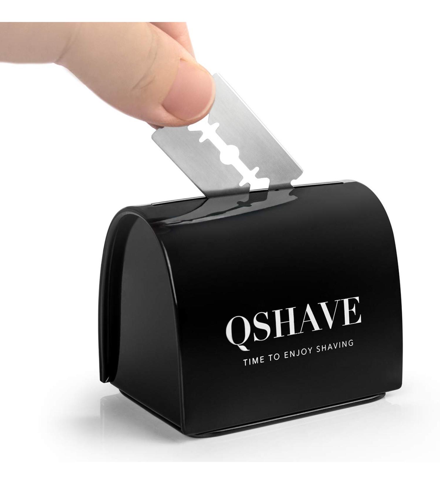 QSHAVE Blade Disposal Case - Safe Storage Bank for Used Safety Razor Blades - 1 Count - Buy Online on GoSupps.com