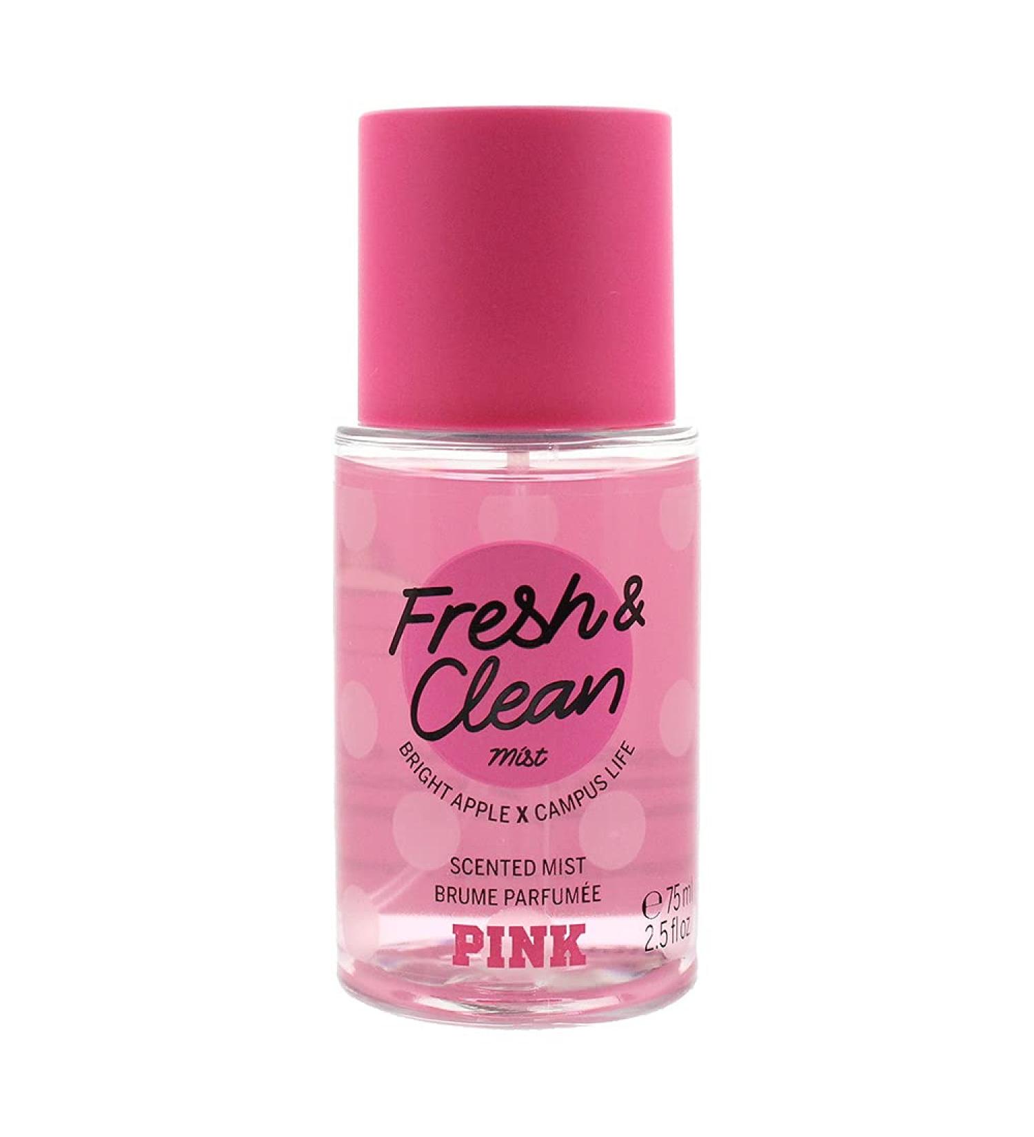 Pink Fresh and Clean Body Mist by Victorias Secret for Women - 2.5 oz Body Mist