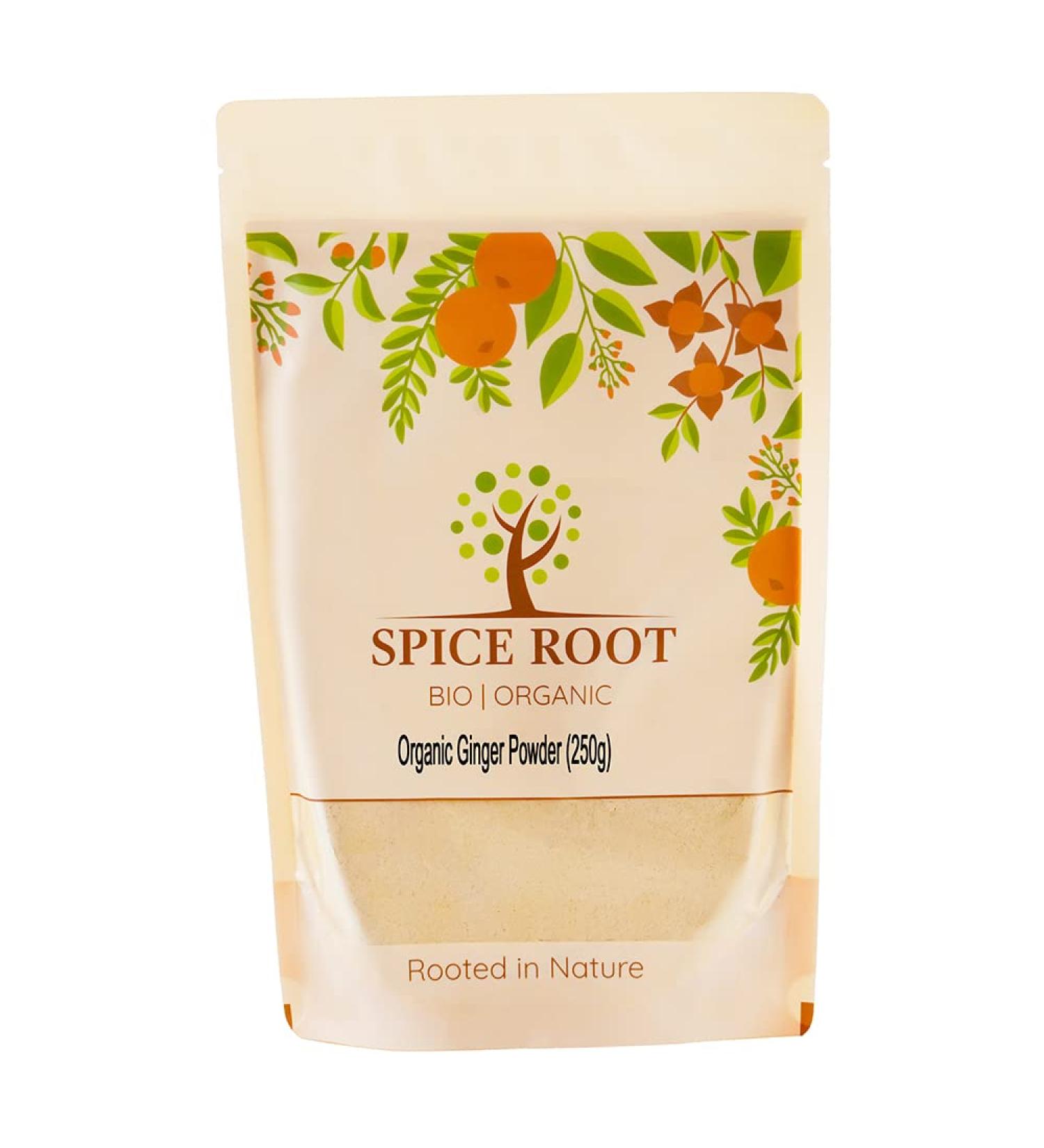 Certified Organic Ginger Powder 250g - Premium Quality for Best Results - Buy Online on GoSupps.com