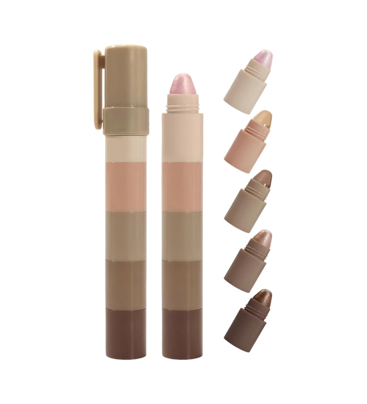Eyeshadow Sticks - Eyeshadow Pencil Creamy Texture | Water Resistant Long Lasting Hold Makeup for Outings School Travel Parties - Buy Online on GoSupps.com