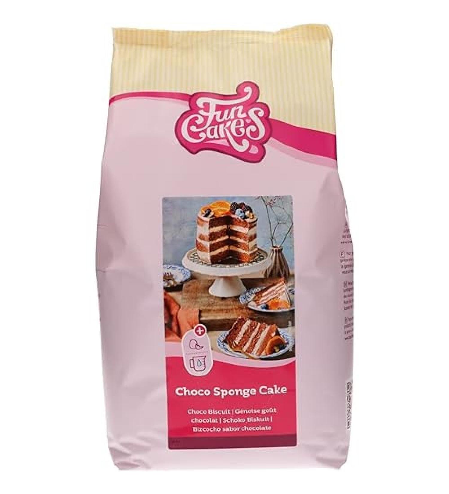 Funcakes Mix for Choco Biscuit Cake - Easy to Use Light & Halal Chocolate Cake Base (4 kg) - Perfect for Decoration & Confectionery - Buy Online on GoSupps.com