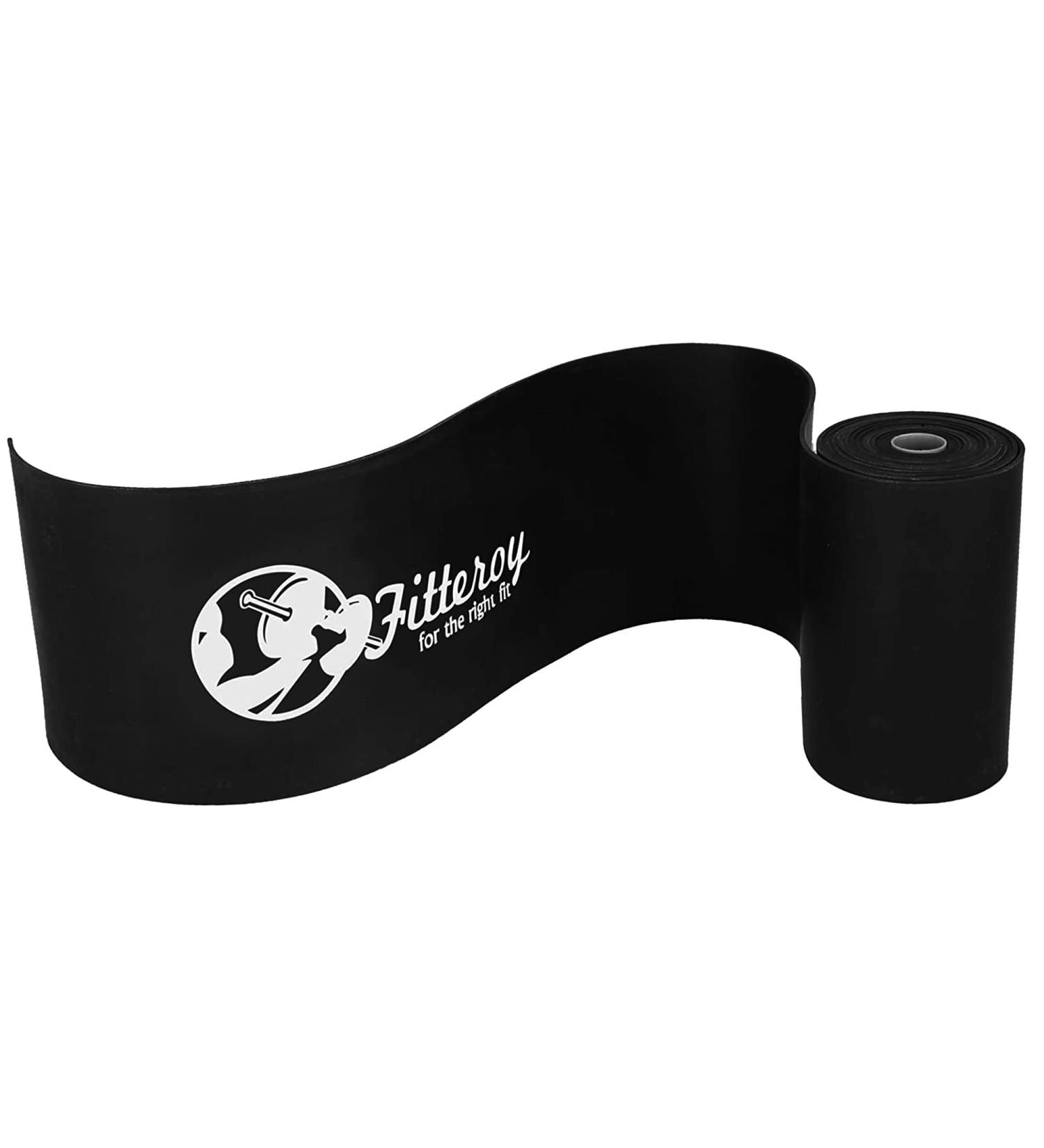Fitteroy VOD Flowed Compression Band - Enhance Mobility & Muscle Relaxation with Wide Black Roller | International Shipping Available - Buy Online on GoSupps.com
