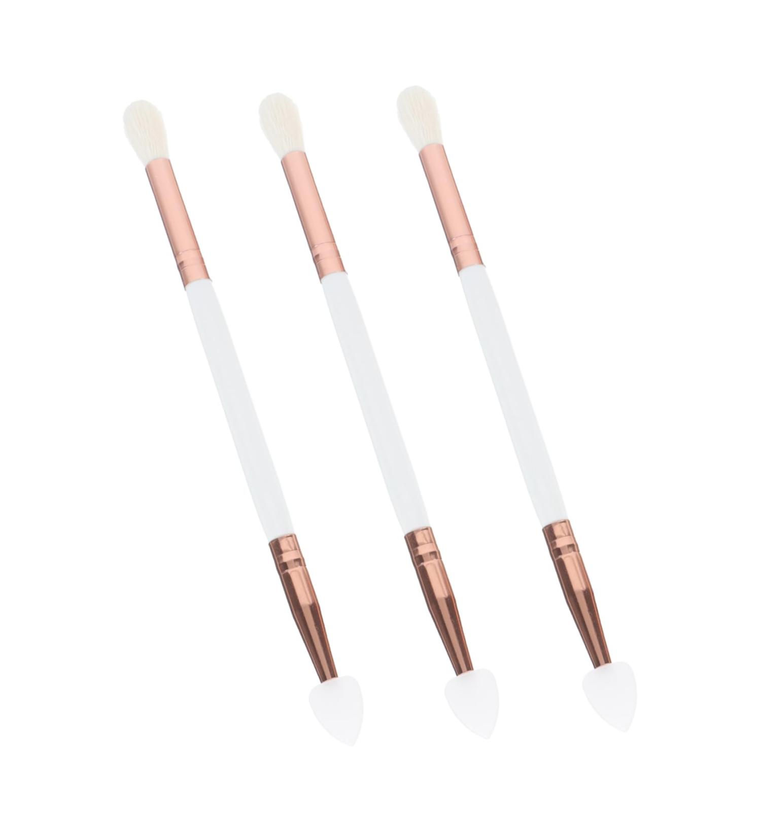 Outanaya 3pcs Eye Shadow Brush Makeup Gadgets Makeup Eyeliner Brush Eyeshadow Wooden Handle - Buy Online on GoSupps.com