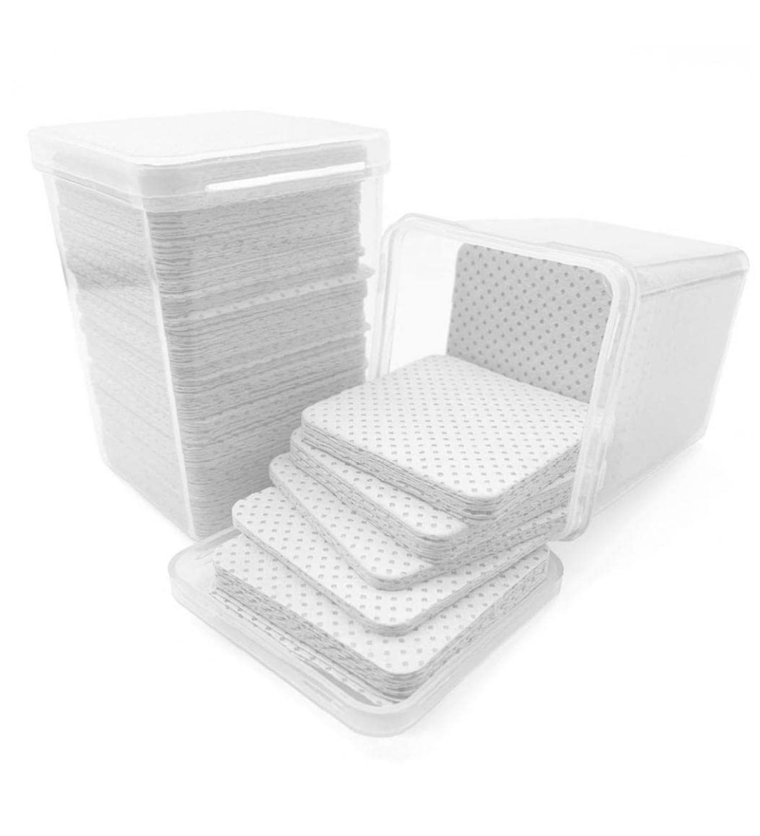 200pcs Lint Free Cotton Pads Eyelash Glue Remover Wipe Pads Glue Cleaner Pads for Extension Cleaning Cotton Pads - Buy Online on GoSupps.com
