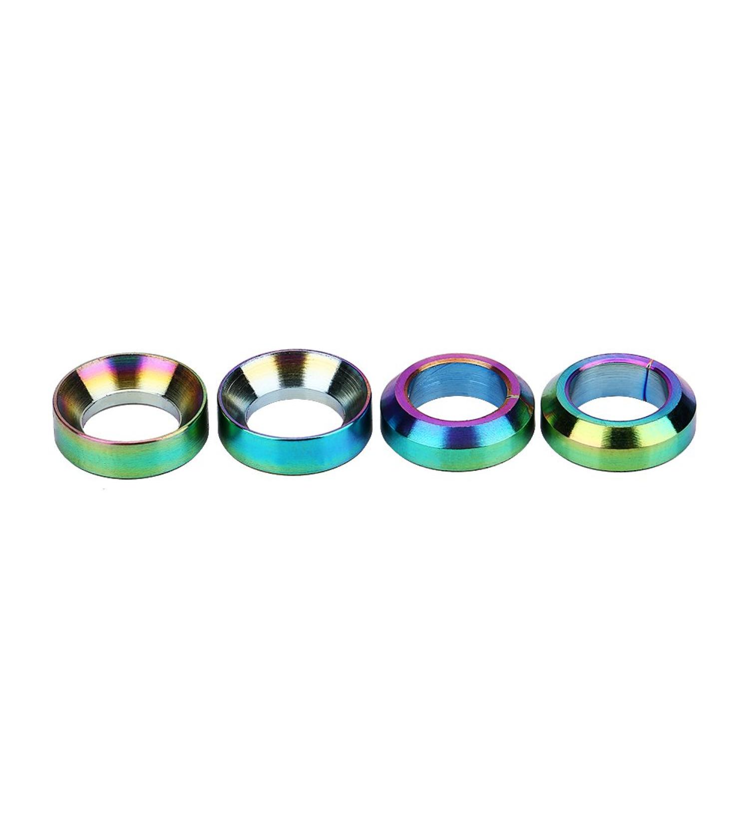 VGEBY 4pcs Titanium M6 Brake Screw Washers for Mountain Bike - Colorful Titanium Bolts - Buy Online on GoSupps.com