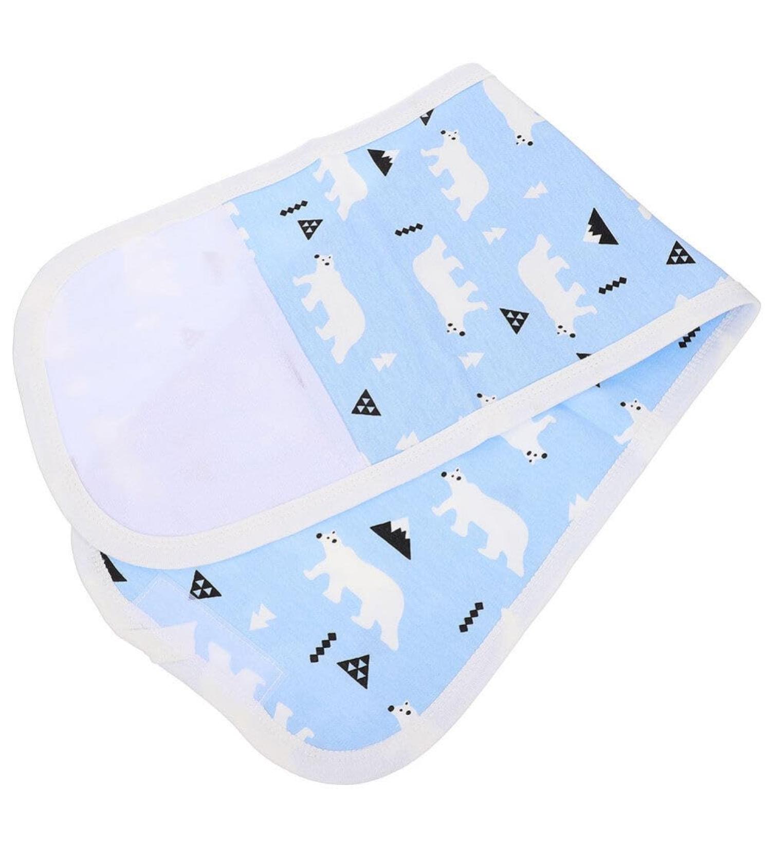 Healeved 3 piece of beautiful bandage for navel-cartoon cotton hernia enchanting support for the umbilical belly reusable protection waist warm belly band baby protection