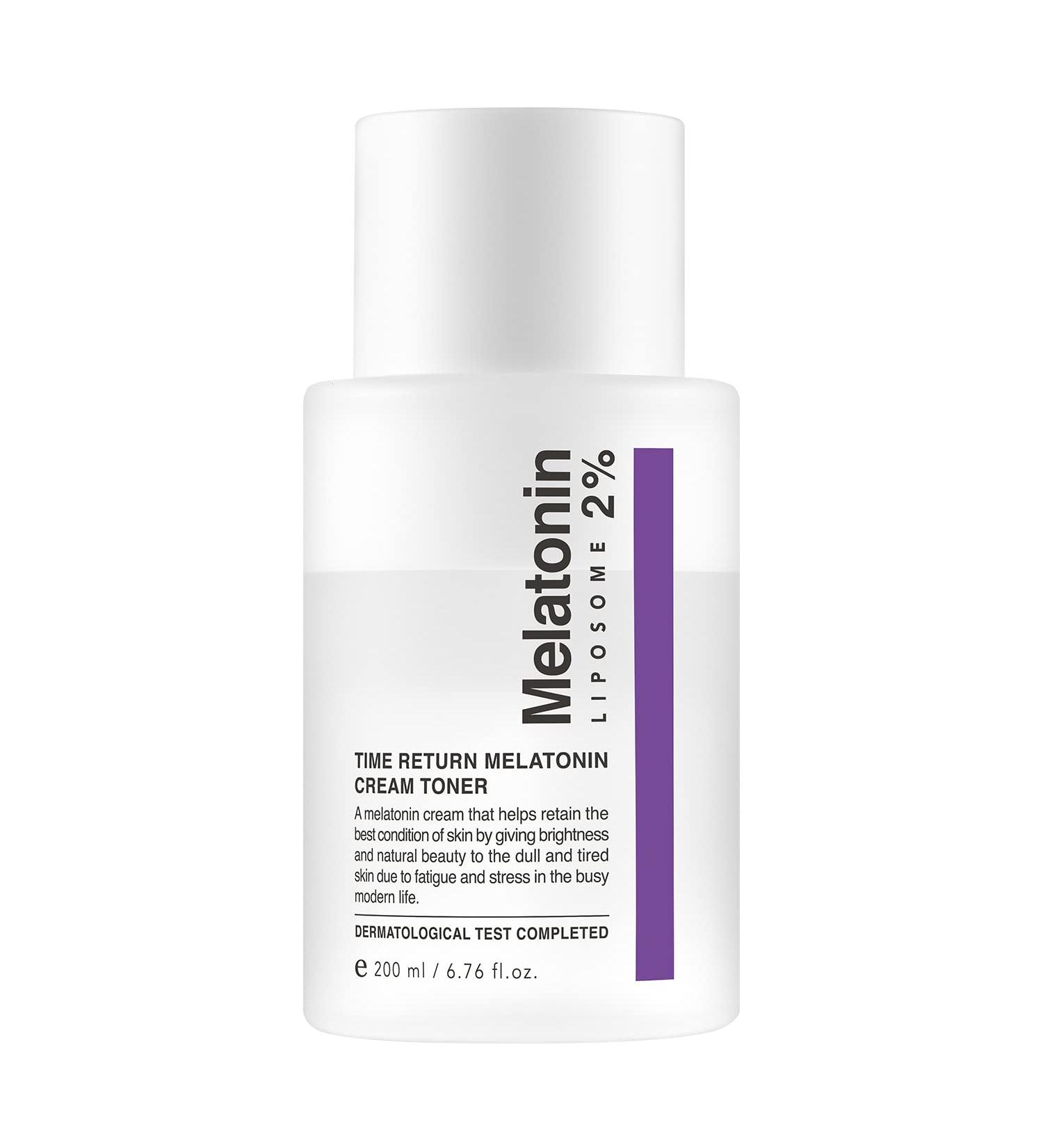 MAXCLINIC Time Return Melatonin Cream Toner - Overnight Moisturizer with Cherry Celery Water - Buy Online on GoSupps.com