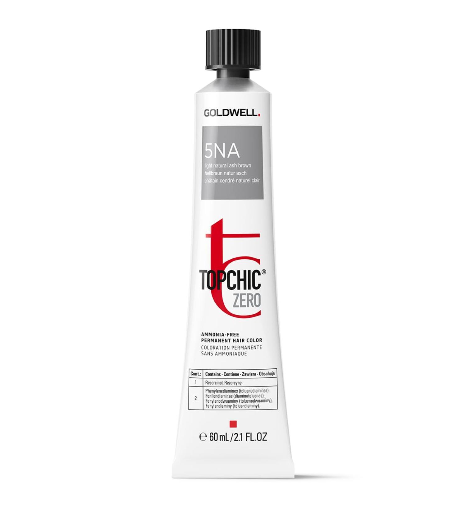 GOLDWELL Topchic Zero 5NA Light Natural Ash Brown tb 60ml - Buy Online on GoSupps.com