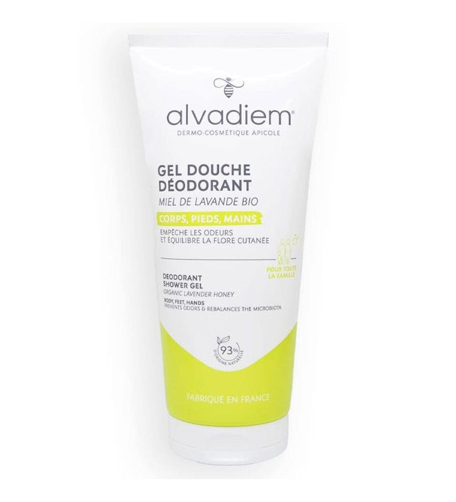 Alvadiem Alvadiem organic lavender honey deodorant shower gel 200ml