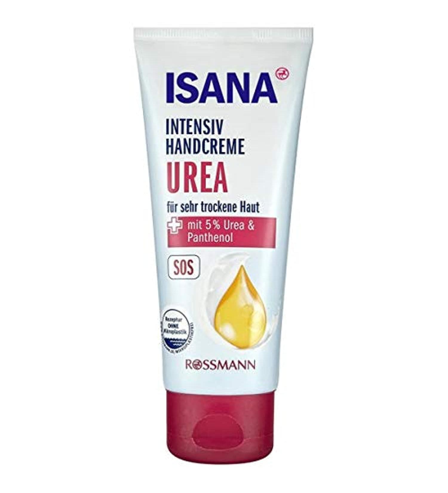 ISANA Intensive Hand Cream Urea - for very dry skin - with Urea & Panthenol - 100 mL