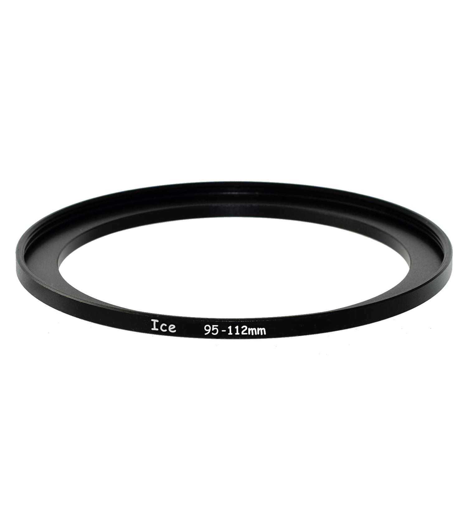 ICE 95mm to 112mm Step Up Ring Filter/Lens Adapter 95 Male 112 Female Stepping