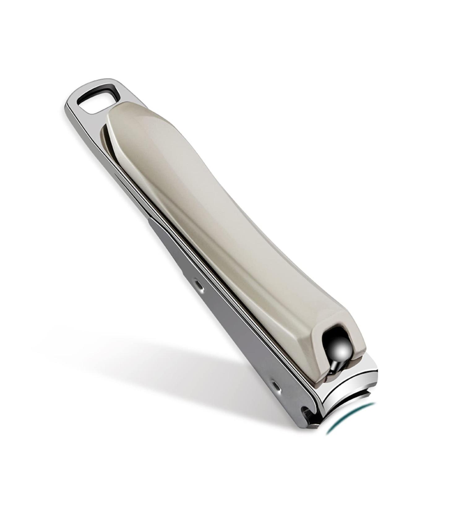 Rnitle Professional Nail Clipper Set - Stainless Steel Fingernail & Toenail Clippers with Catcher & File | 63mm for Easy Use - Buy Online on GoSupps.com