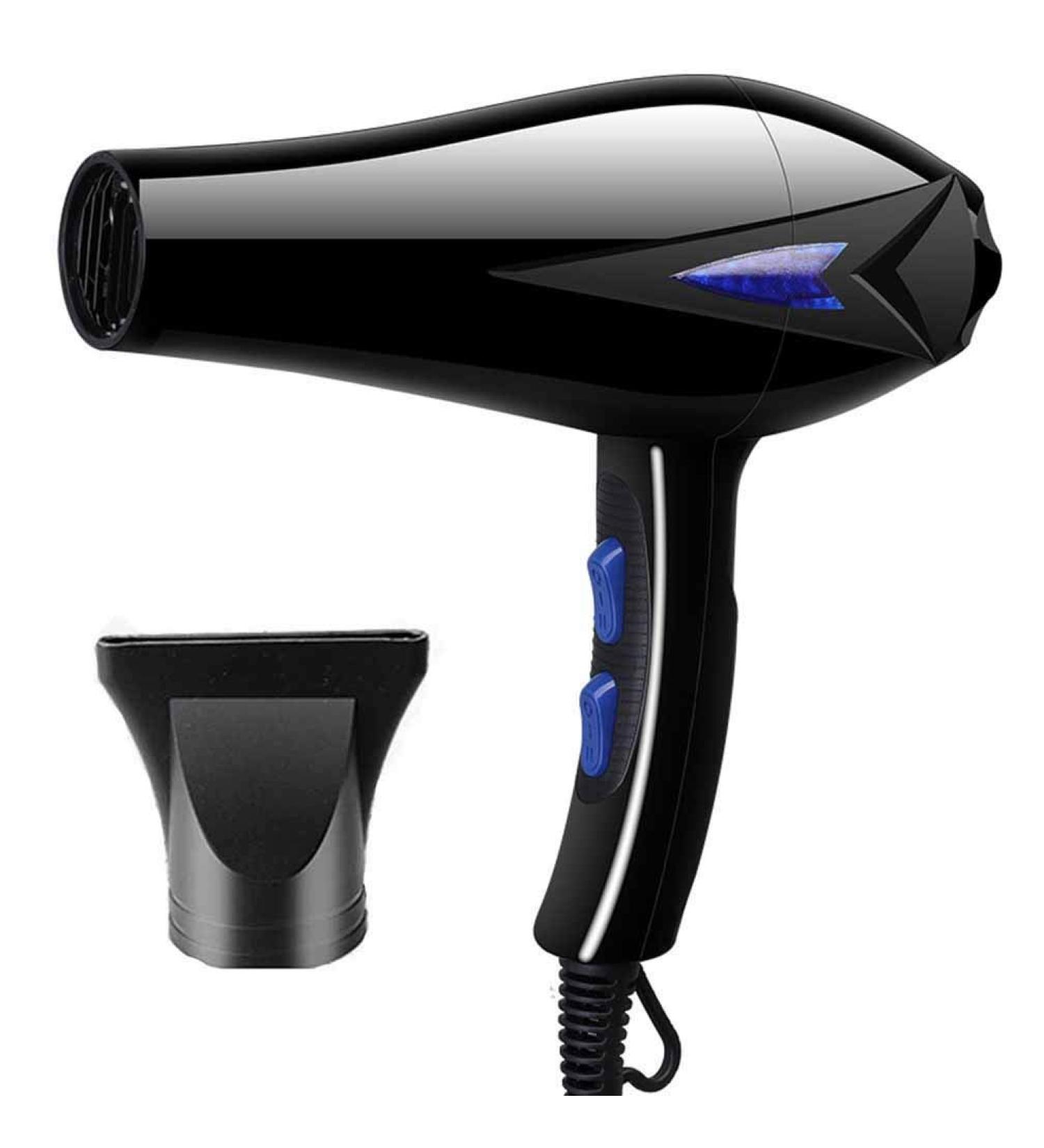Professional Hair Dryer Lightweight Hairdryer 1200w Salon Blow Dryer with Nozzle Attachment 3 Heat 2 Speed Overheating Protectio Fast Drying Time and Low Noise for Salon and Home Use Black Small - Buy Online on GoSupps.com
