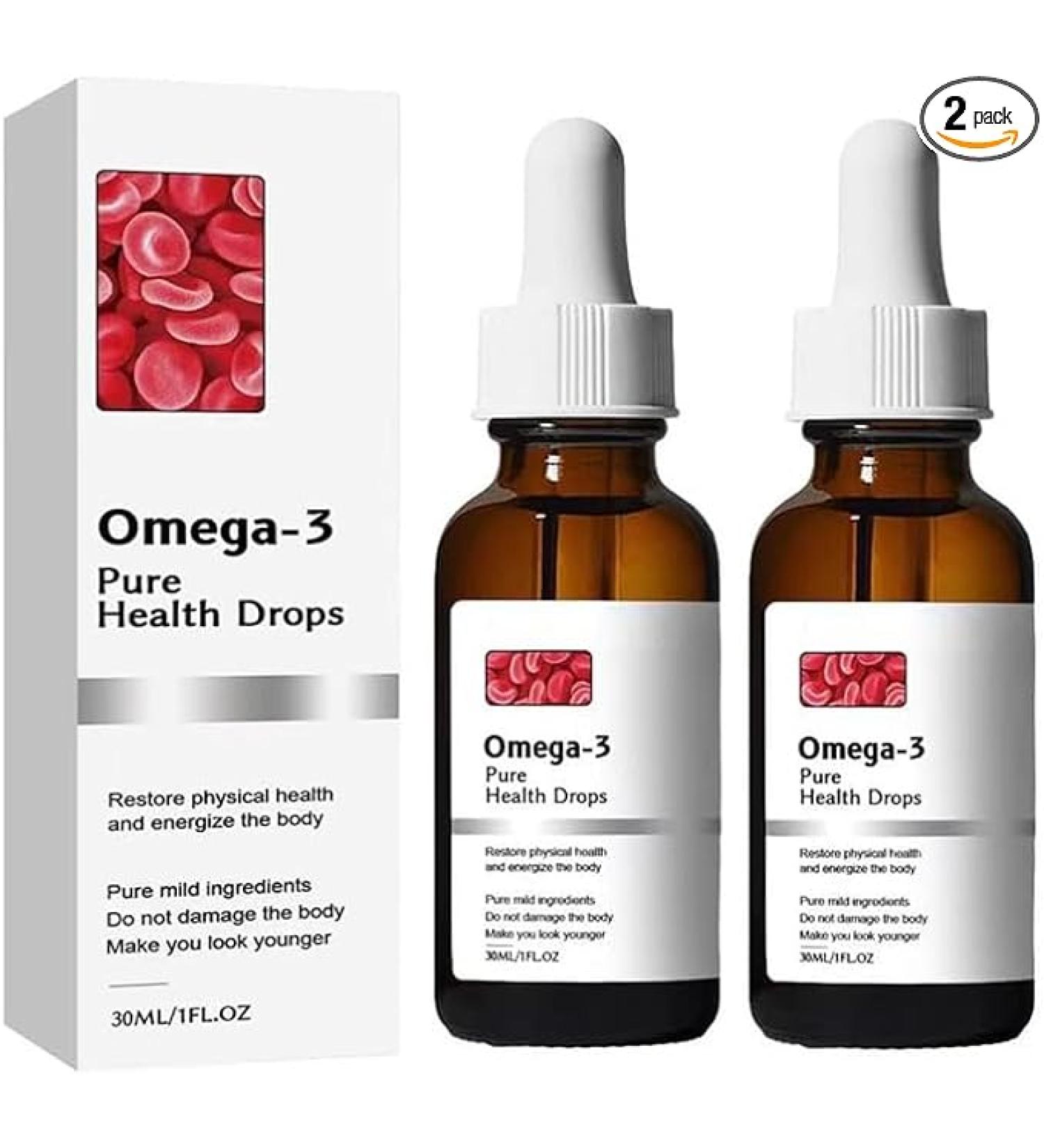 Natravor Omega-3 Drops, Omega-3 Natural Vasclear Drops (2 PCS)