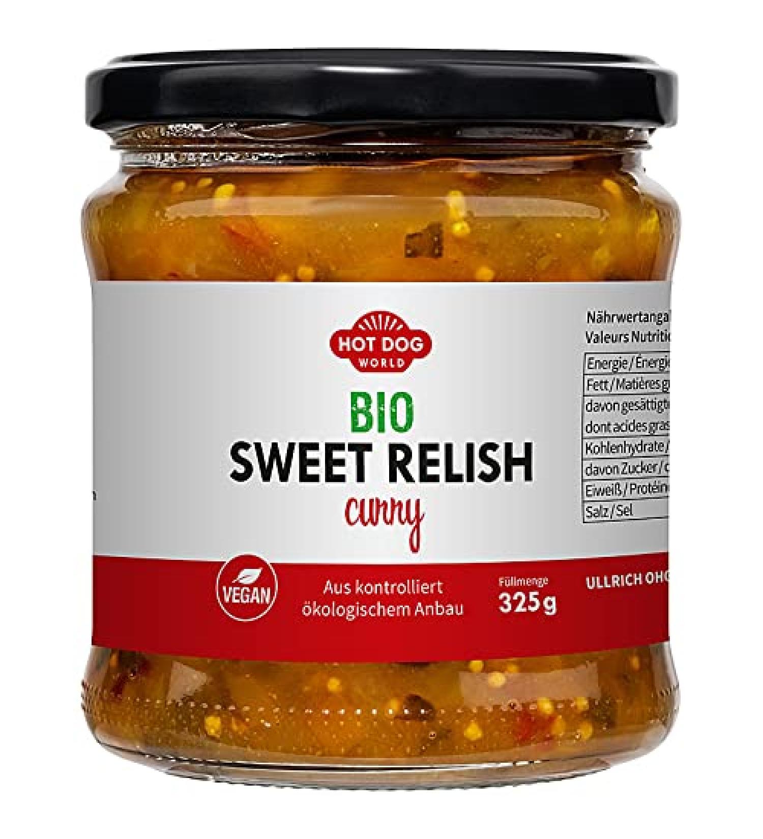 Hot Dog World - Bio Sweet Relish 325 G