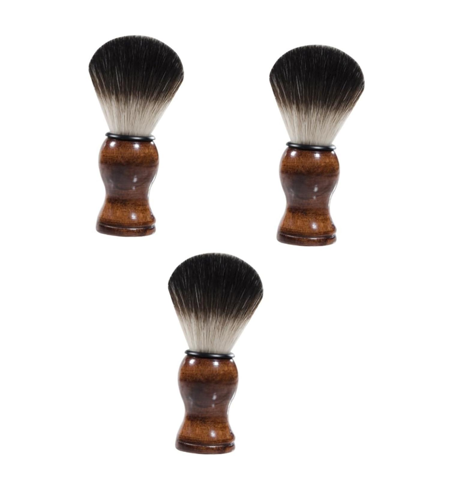 Angoily 3-Piece Wooden Tool Set - Buddhist Altar Arch Nagel Charms & Beard Grooming Brushes for Men | Eco-Friendly Bamboo Shaving & Cleaning Tools - Buy Online on GoSupps.com