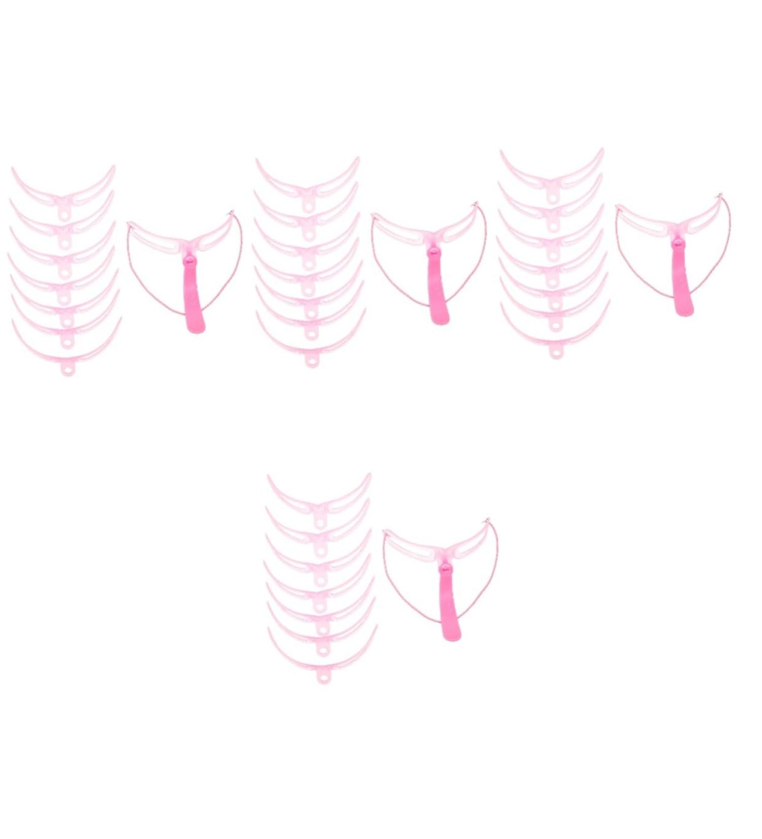 Beavorty 12 Sets Eyebrow Aid Home Tools Plastic Replaceable Eyebrow Tool Four Generations Household Supplies 1 count (Pack of 1) Pinkx4pcs - Buy Online on GoSupps.com