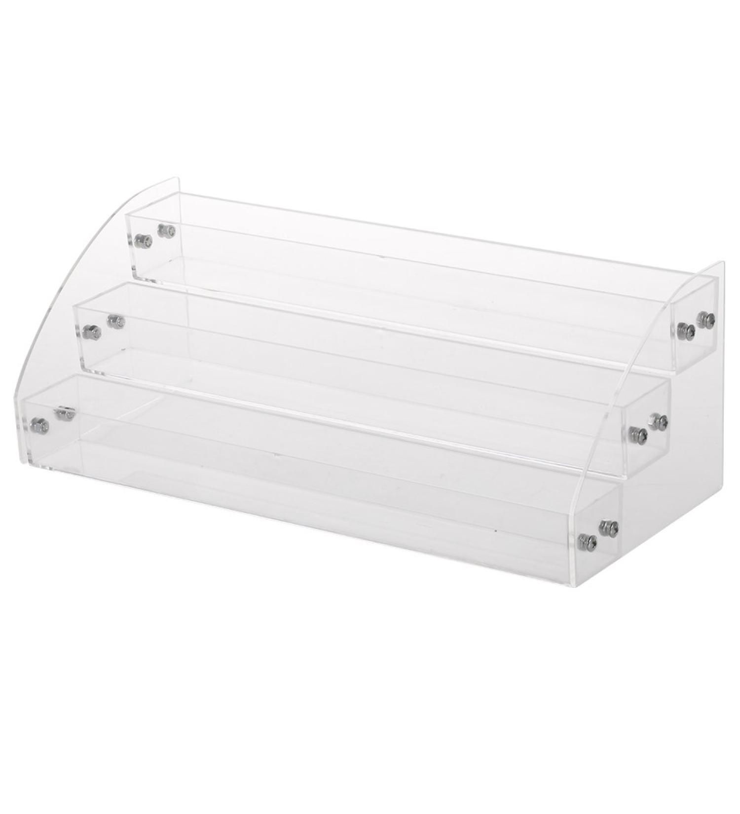 Dioche Nail Polish Holder - 3-Tier Transparent Makeup Organizer Display Stand | Ideal for Nail Polish Storage - Buy Online on GoSupps.com