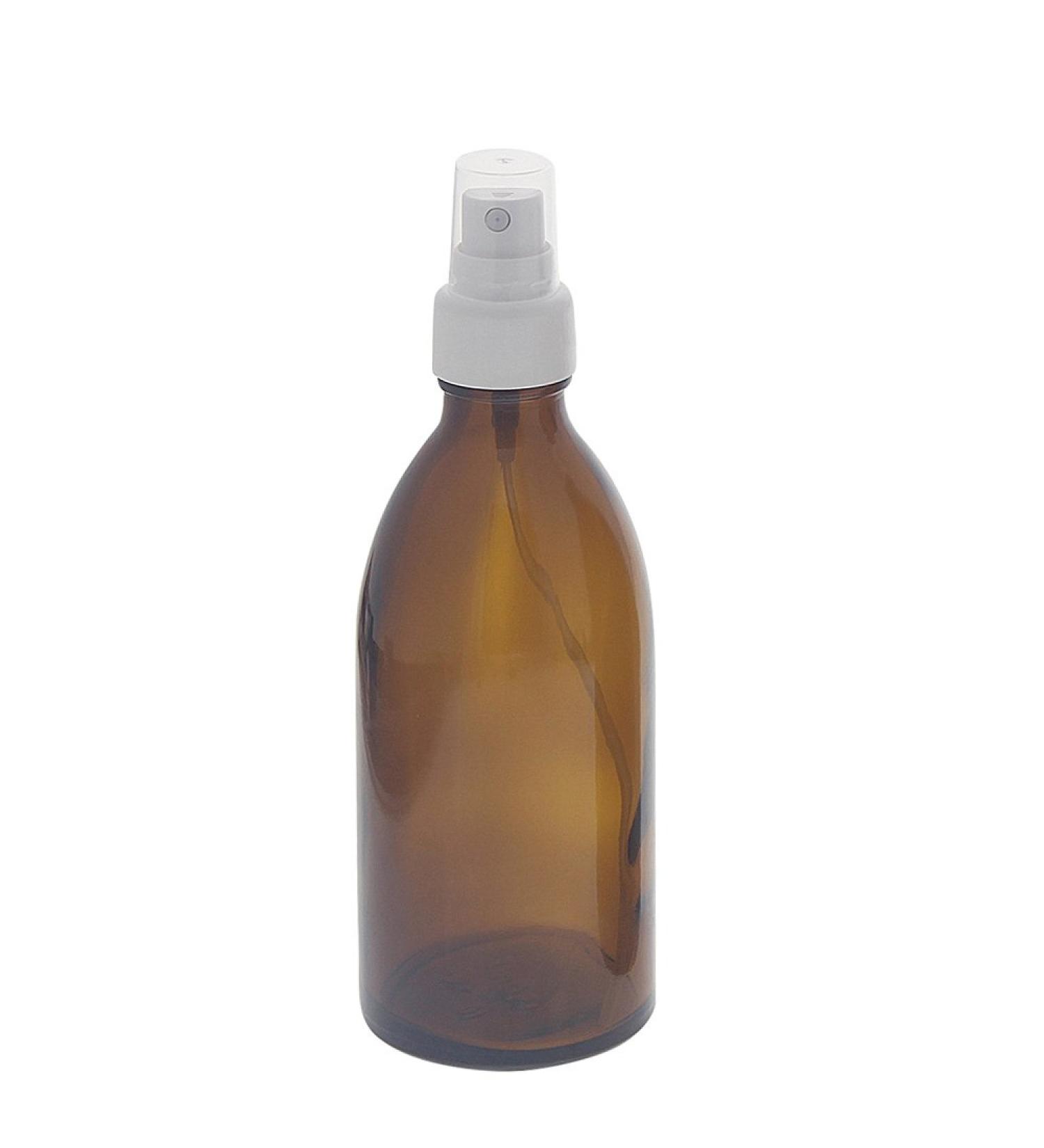 150 ml brown glass bottle with atomizer Kosmetex syrup bottle narrow neck bottle 150 ml
