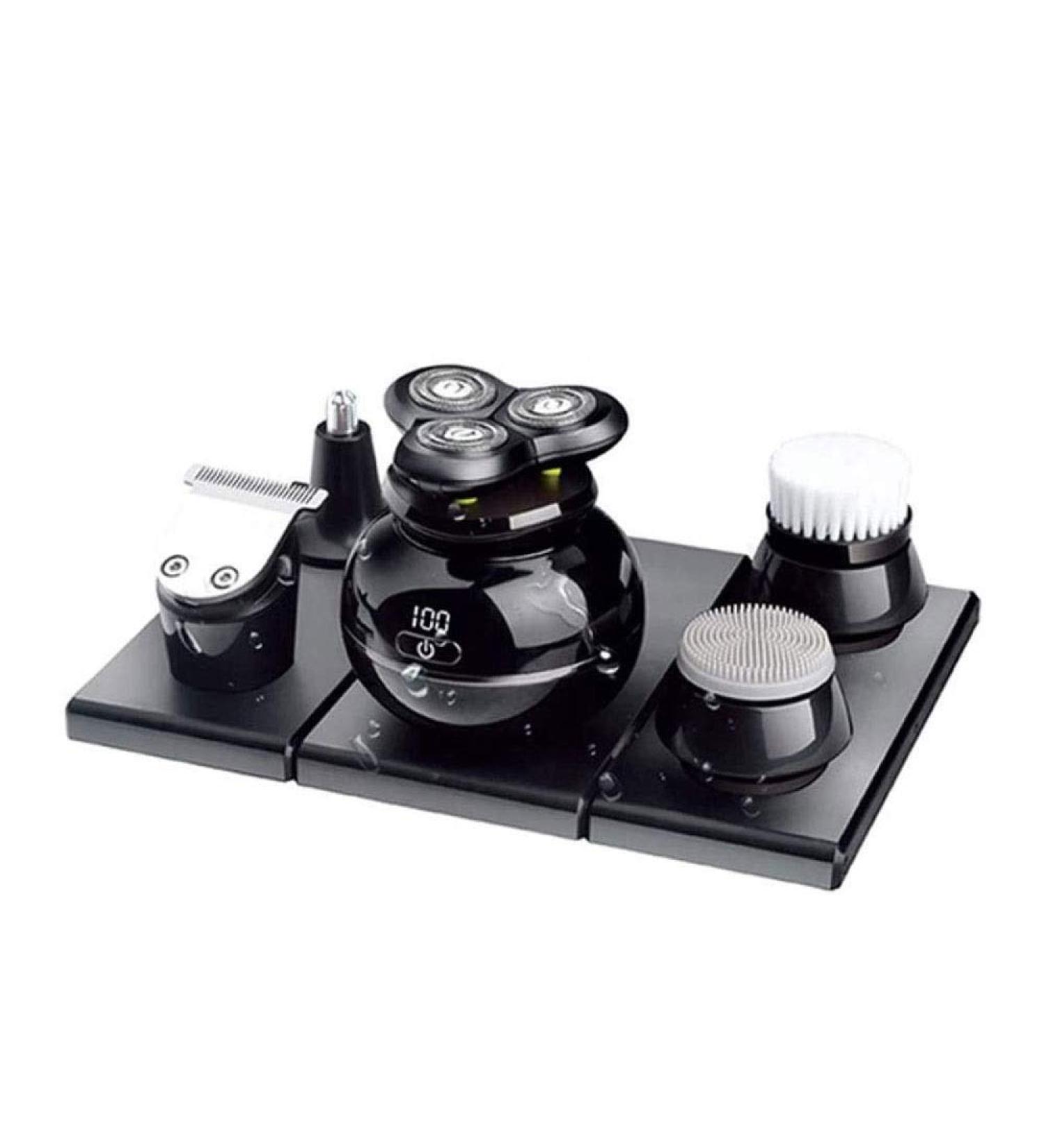 Buy Electric Shaver for Men | 5 in 1 Bald Head Shaver & Grooming Kit | IPX7 Waterproof Faster Charging USB Rechargeable - Buy Online on GoSupps.com