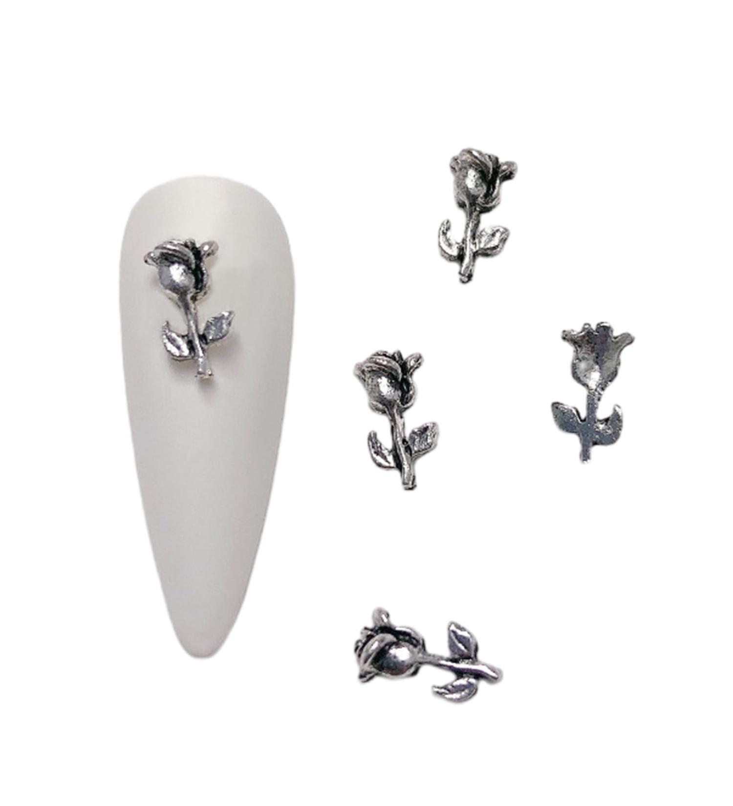 Nail Art Decoration Tips Ornament Metal Alloy Nail Art Decals Pendant Manicure Accessories Eye Catching For Girls Nail Art Accessories Decoration Decals Craft Supplies Jewelry For Girls Crystal - Buy Online on GoSupps.com