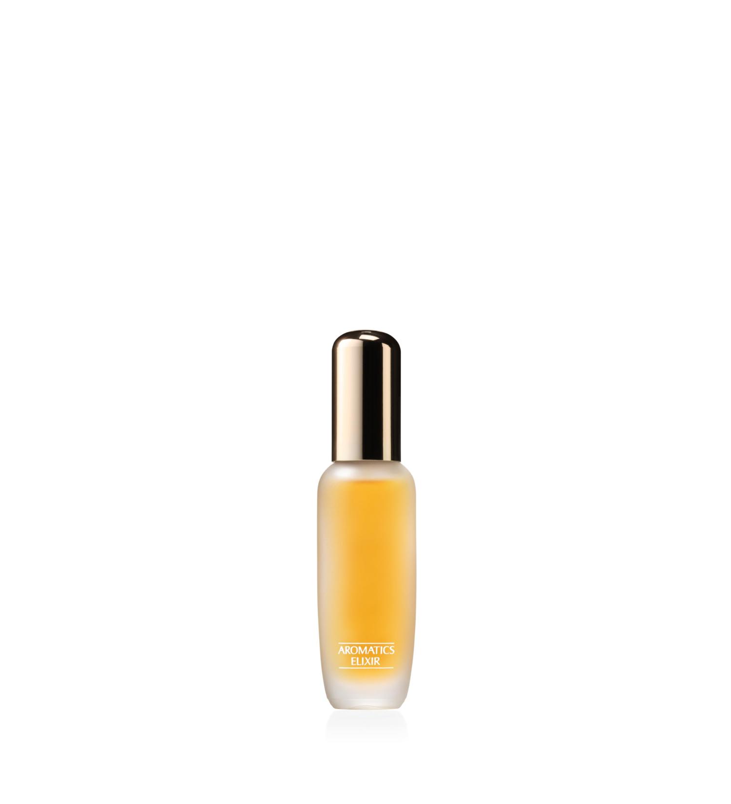 Clinique Aromatics Elixir Eau de Parfum Spray | Notes of Bulgarian Rose Ylang Ylang Patchouli Jasmine + Vetiver 0.34 Fl Oz (Pack of 1) - Buy Online on GoSupps.com
