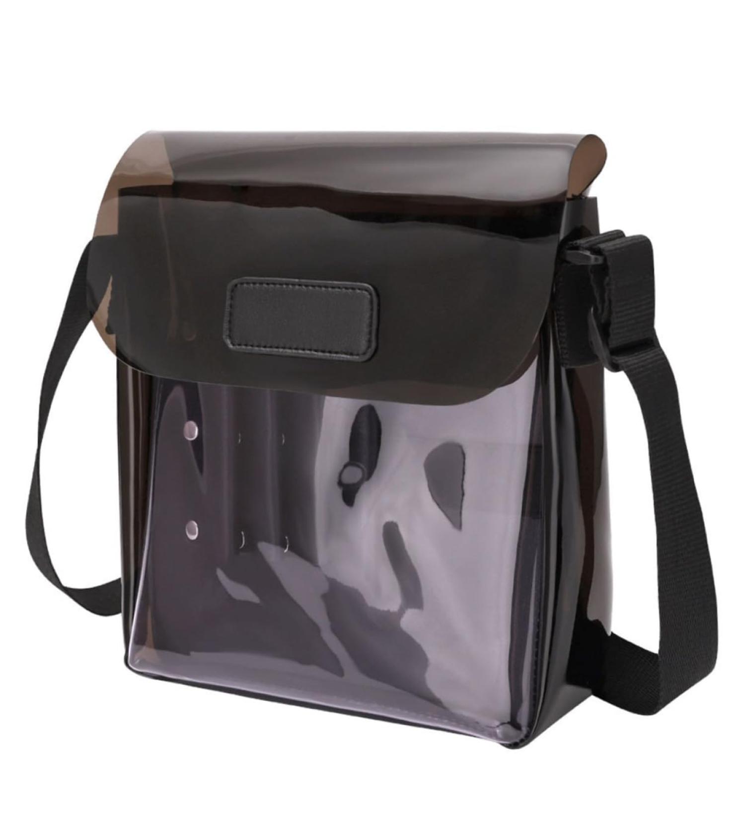 Balacoo Clear Makeup Bag - Versatile Crossbody Purse & Organizer for Cosmetics Hair Tools and Travel | PVC 21x20x5.5cm - Buy Online on GoSupps.com