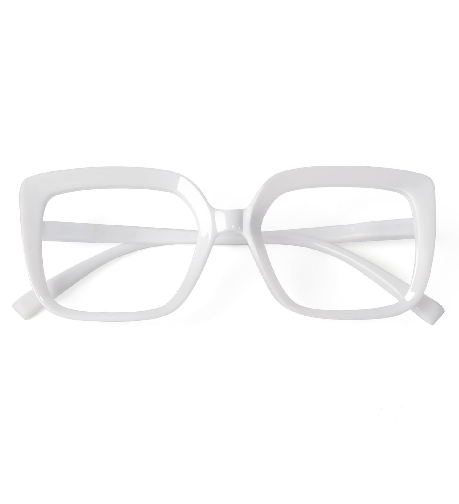 Eyekepper Reading Glasses for Women - Oversized White Large Frame Readers +1.50 | Stylish & Comfortable Eyeglasses - Buy Online on GoSupps.com