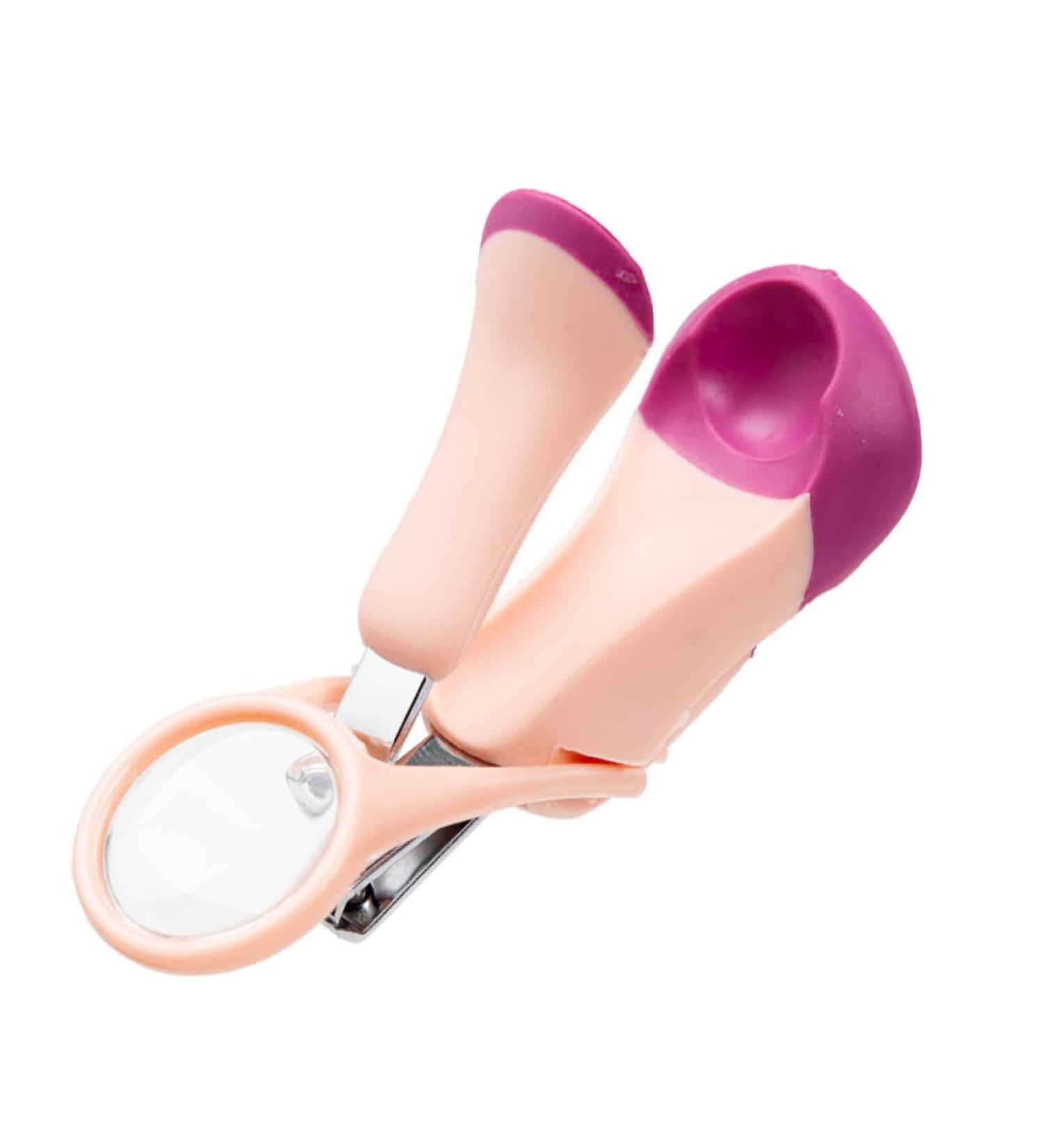 Buy ERINGOGO Cute Nail Clippers & File for All Ages | Anti-Jamming Pink Nail Care Tool - Perfect for Seniors & Kids - Buy Online on GoSupps.com
