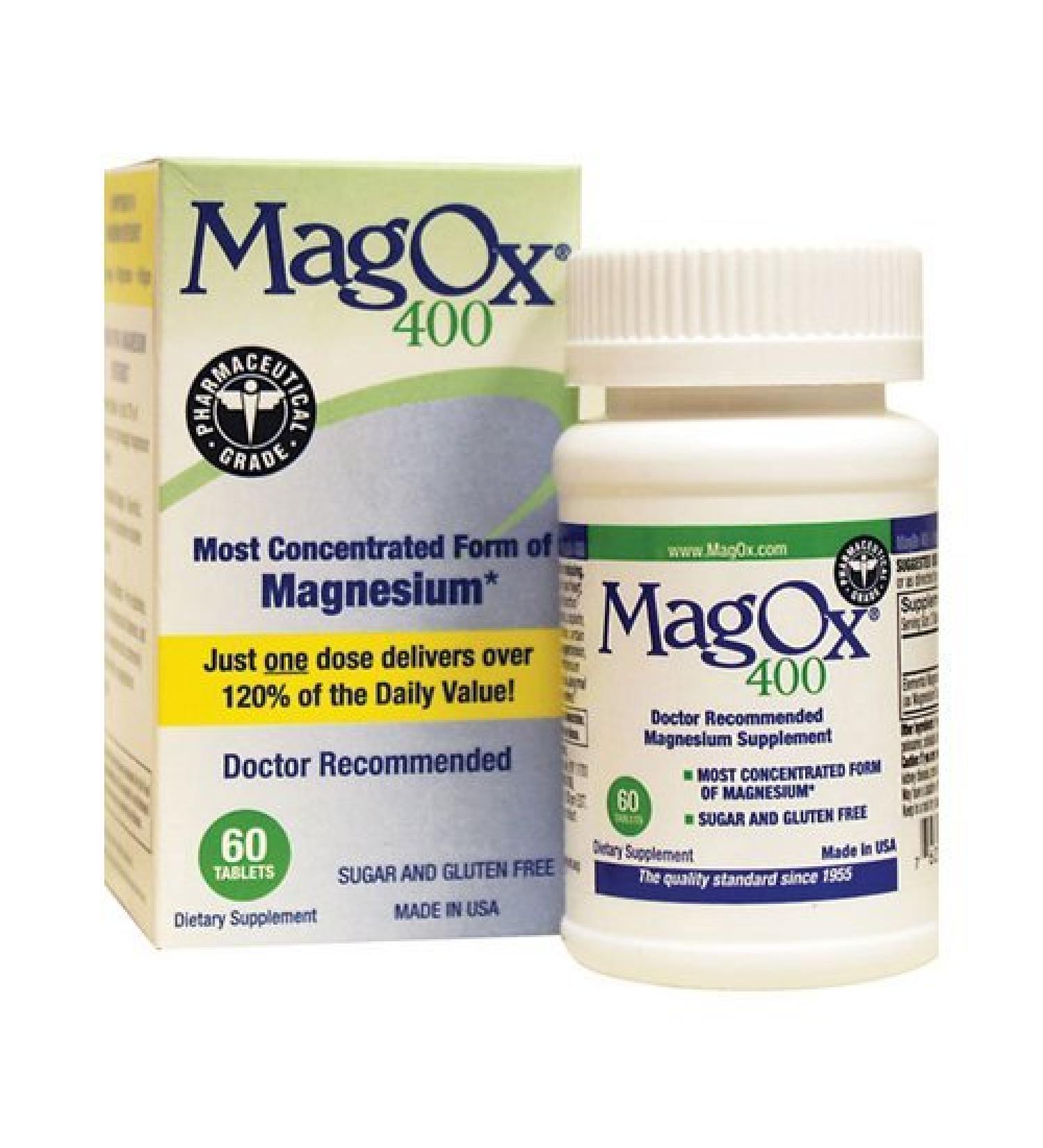 Mag-Ox 400 Magnesium Tablets 60 Each ( Pack Of 4 )