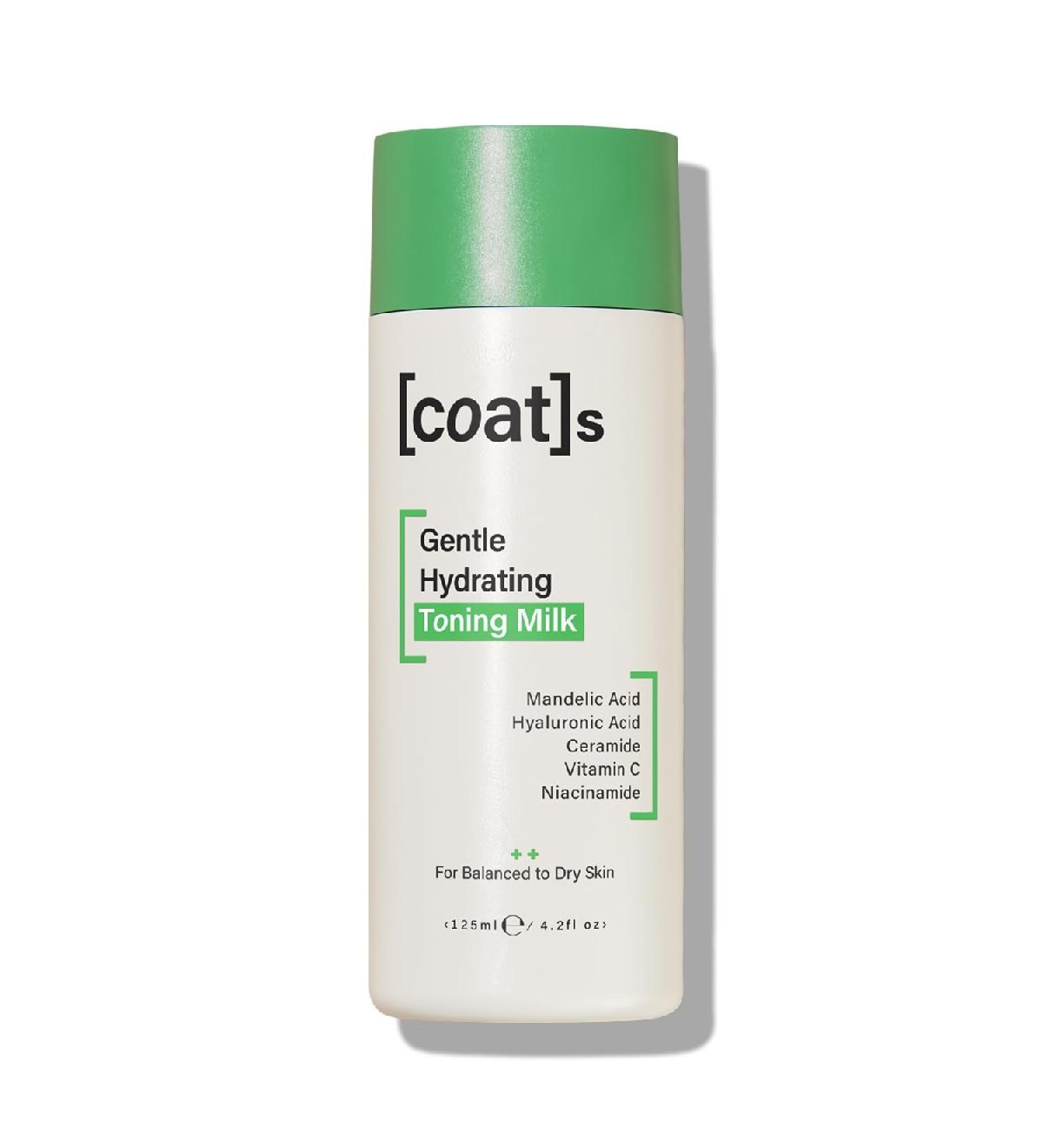 Coats Gentle Hydrating Toning Milk - 125ml | Hydrates, Protects, Exfoliates | Dermatologist Approved & Clinically Proven - Buy Online on GoSupps.com