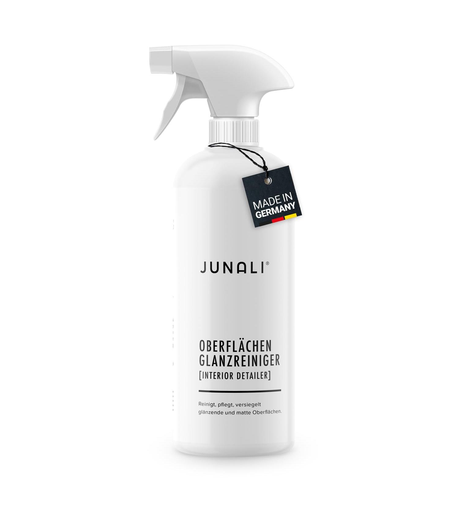 Junali High Gloss Surfaces Cleaner - Antistatic Spray for Natural Stone Chrome Glass & Furniture (500ml) - Shine & Protect Your Kitchen - Buy Online on GoSupps.com