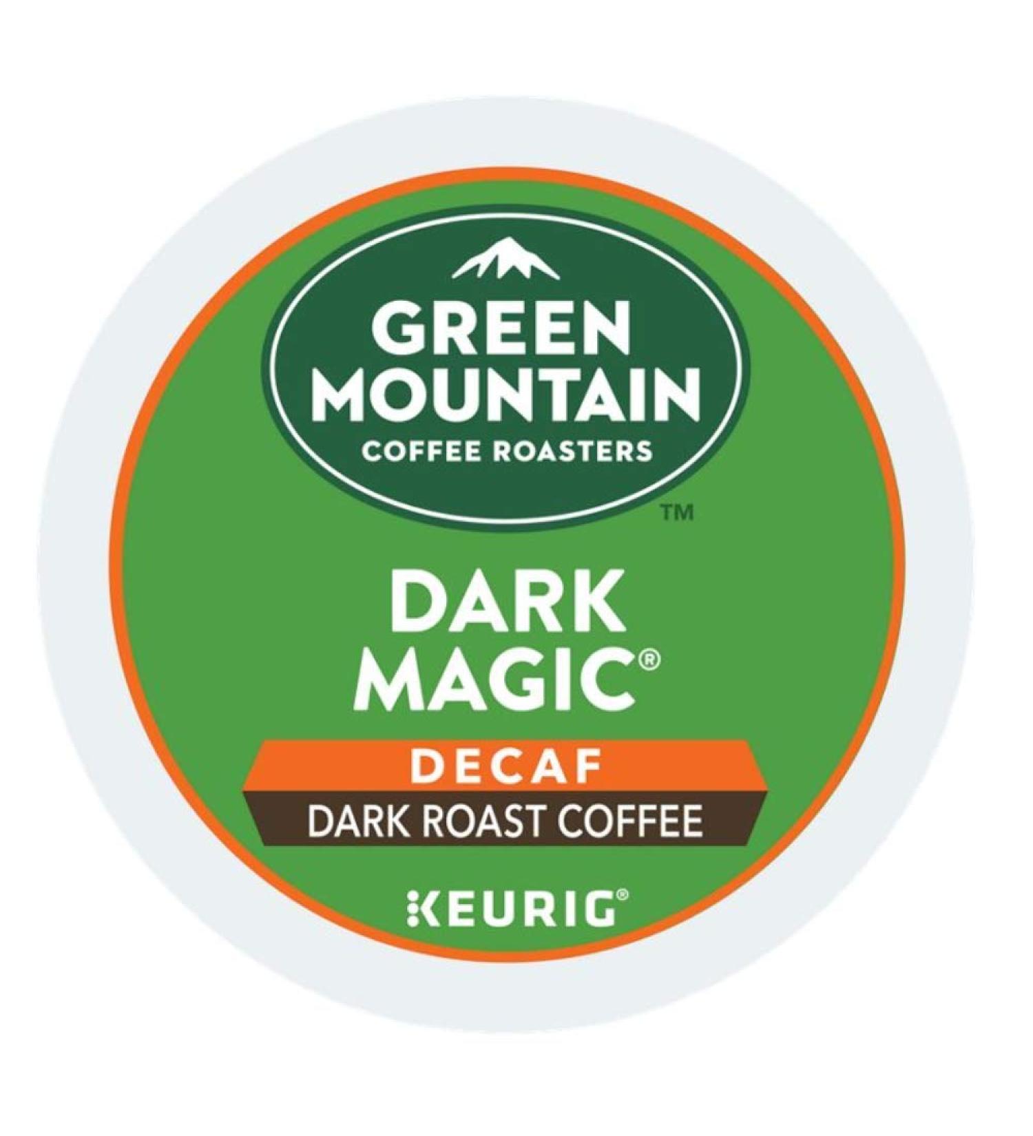 Green Mountain Dark Magic Decaf Extra Bold Coffee 4 Boxes of 24 K-Cups