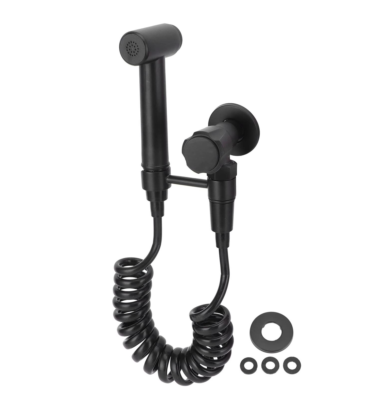 Toilet Bidet Sprayer G1/2 High Pressure Bathroom Spray with Angle Valve | International Shipping - Buy Online on GoSupps.com