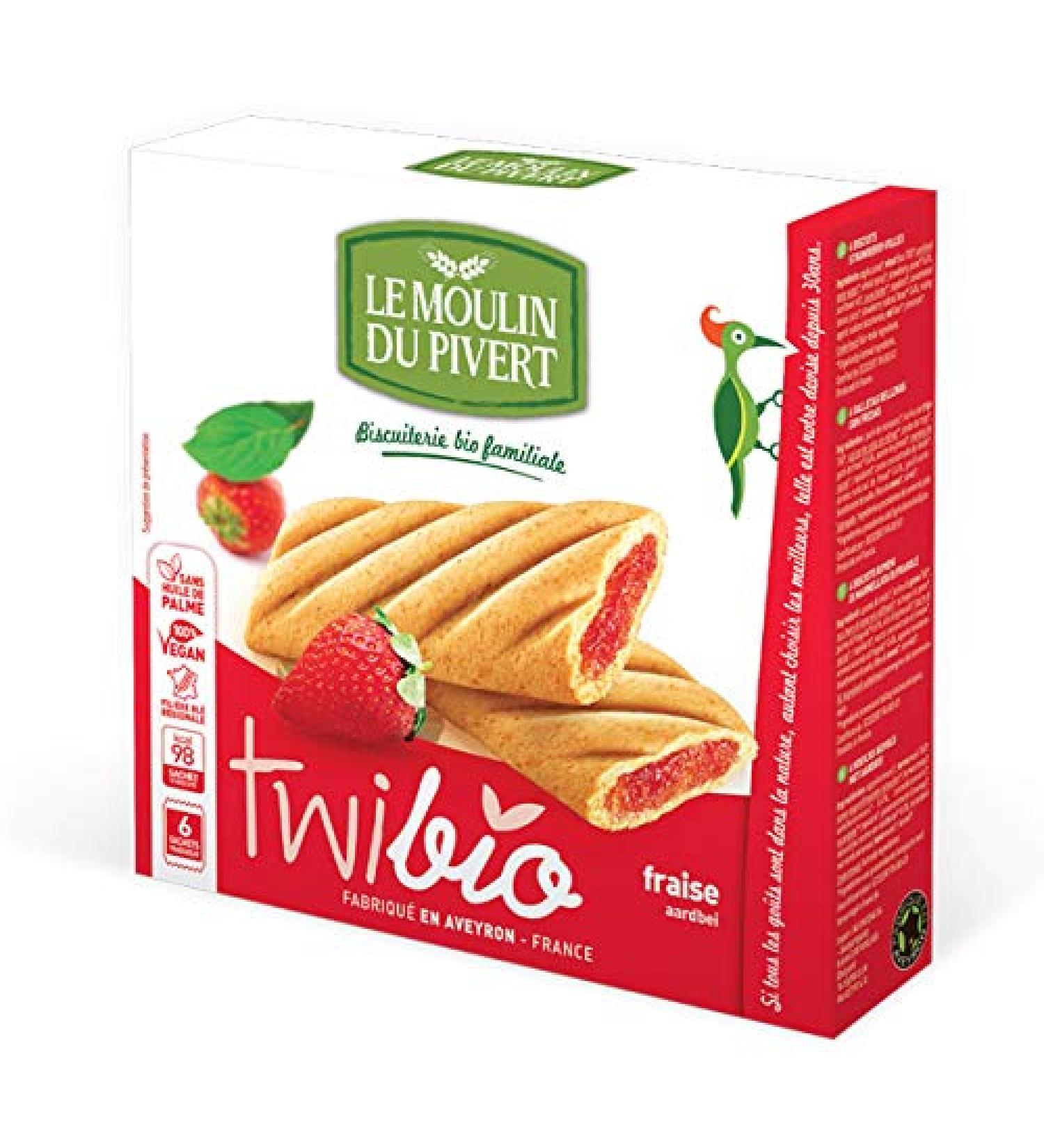 Le Moulin Du Pivert - Twibio Strawberry Filled 150G - Unit