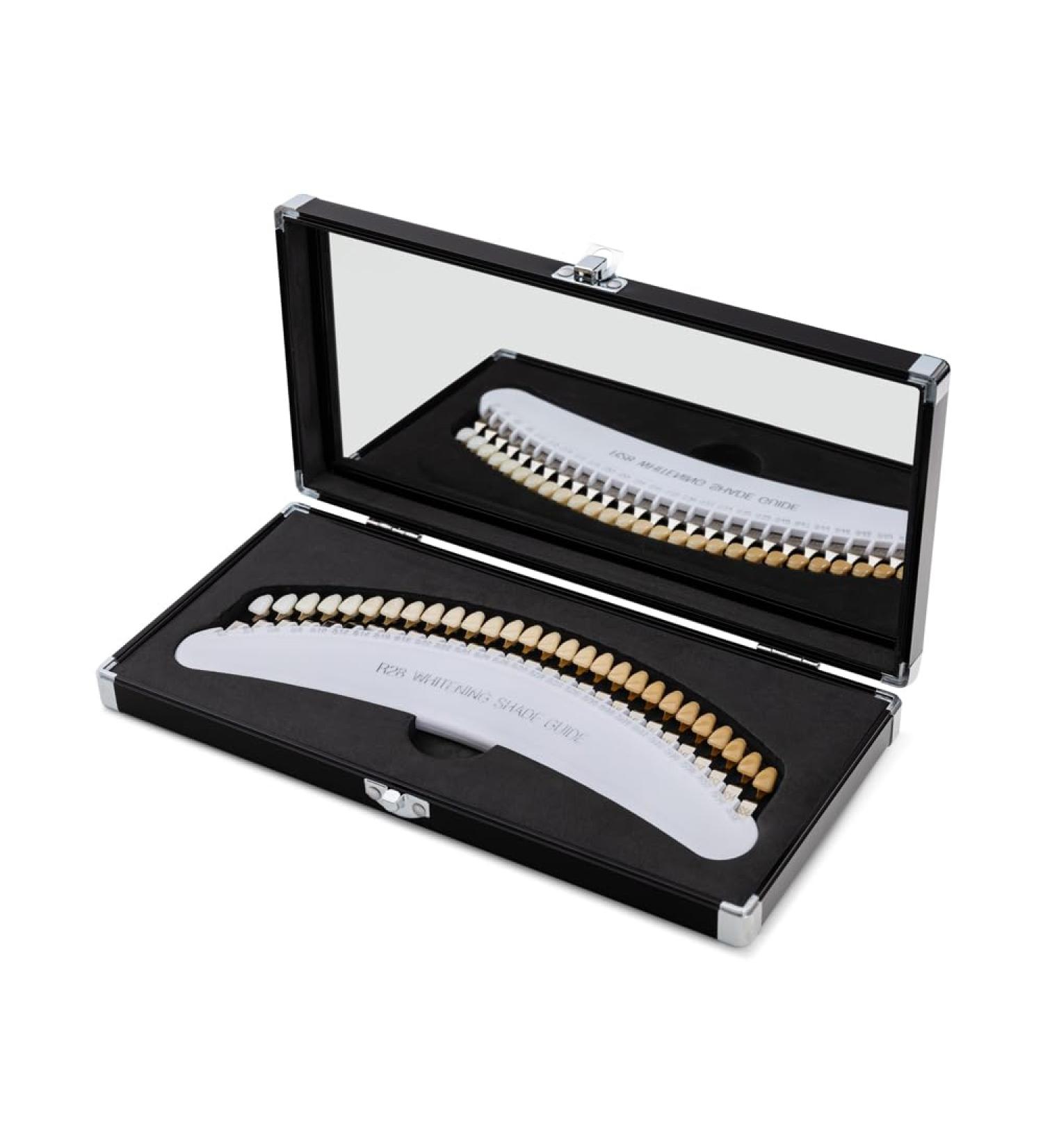 3D R-28 Professional Teeth Whitening Guide for Dentist Teeth Whitening Course Shade Guide with 28 Colors - Buy Online on GoSupps.com