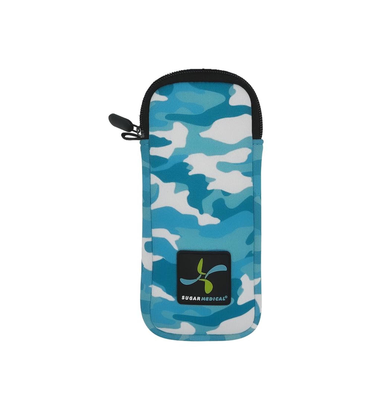 Buy Sugar Medical Quest Neoprene Insulin Pen Pouch - Diabetic Care Travel Bag | Blue Camo | Diabetes Supply Case - Buy Online on GoSupps.com