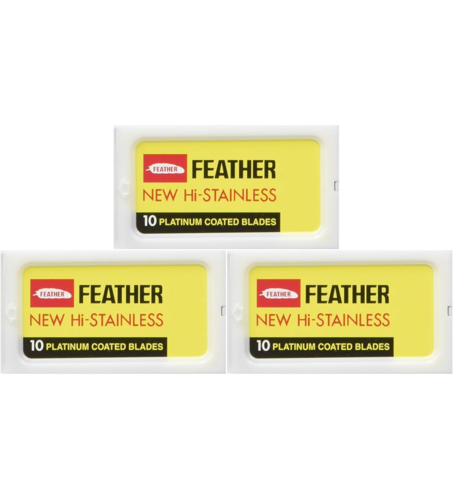 Feather 30 Double Wire Razor Blades - Premium Quality for a Smooth Shave | International Shipping Available - Buy Online on GoSupps.com