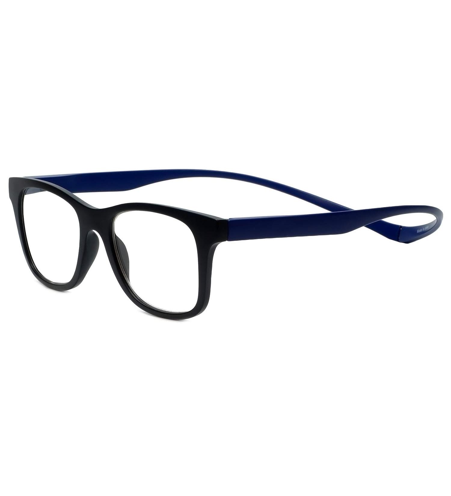 Magz Chelsea Reading Glasses +2.50 | Stylish Black/Blue Neck Hanging Magnetic Readers for Men & Women - Buy Online on GoSupps.com
