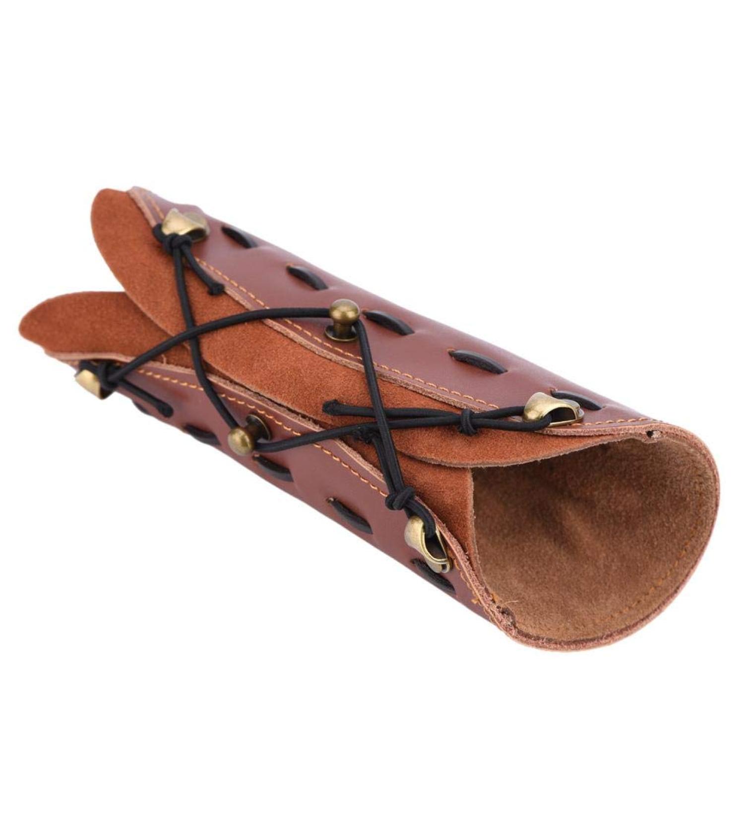 Archery Armguard for Children - Leather Bracers for Adolescent | Protective Gear - Buy Online on GoSupps.com
