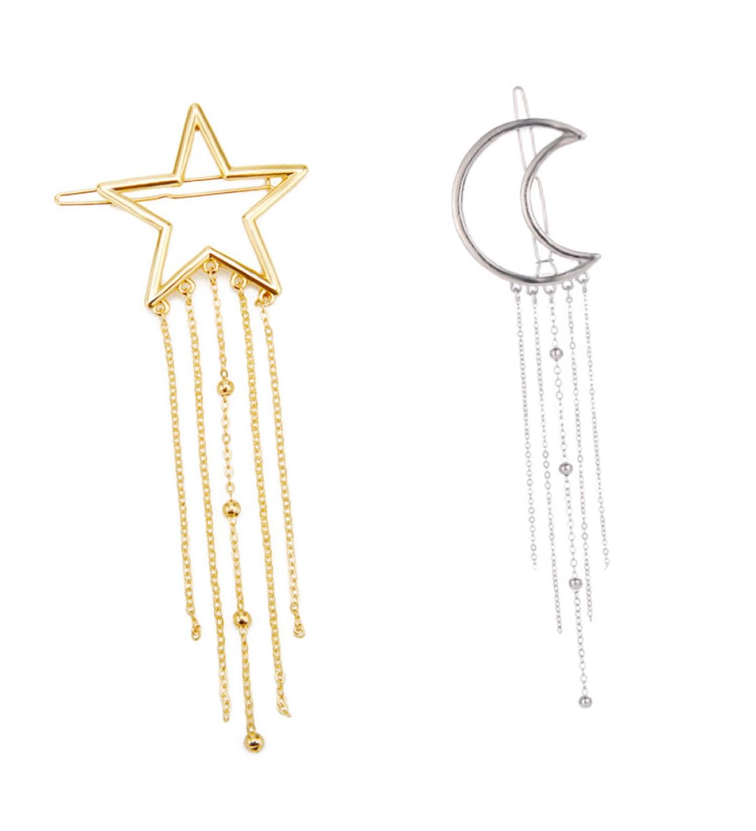 FRCOLOR Hair Sparkly Hair Rhinestone Hair Barrette Hair Accessories metal hair clip rhinestone hair clips Star Hair barrettes for girls women s hair pin decorate women's Clips - Buy Online on GoSupps.com