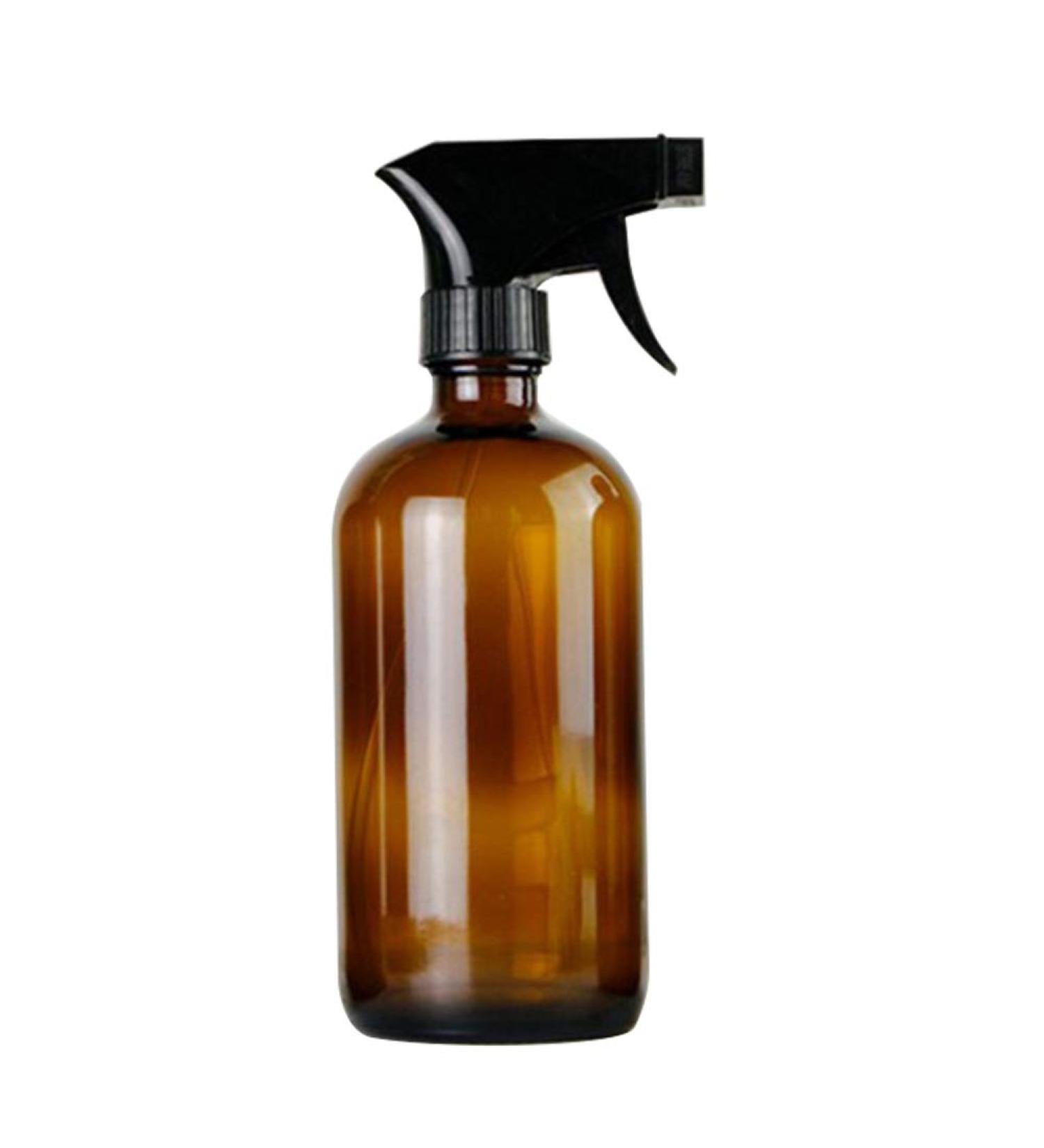 Buy 250ml & 500ml Brown Glass Spray Bottles - Refillable Essential Oils Container with Lid | International Shipping Available - Buy Online on GoSupps.com