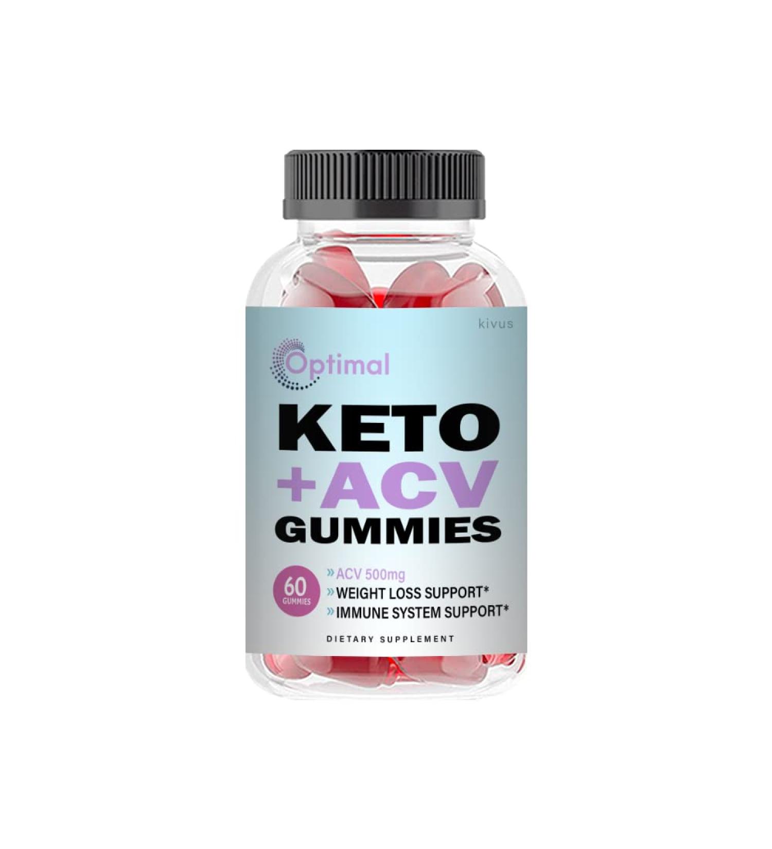 Optimal Keto + Apple Cider Vinegar Gummies - 60 Gummies - Buy Online on GoSupps.com