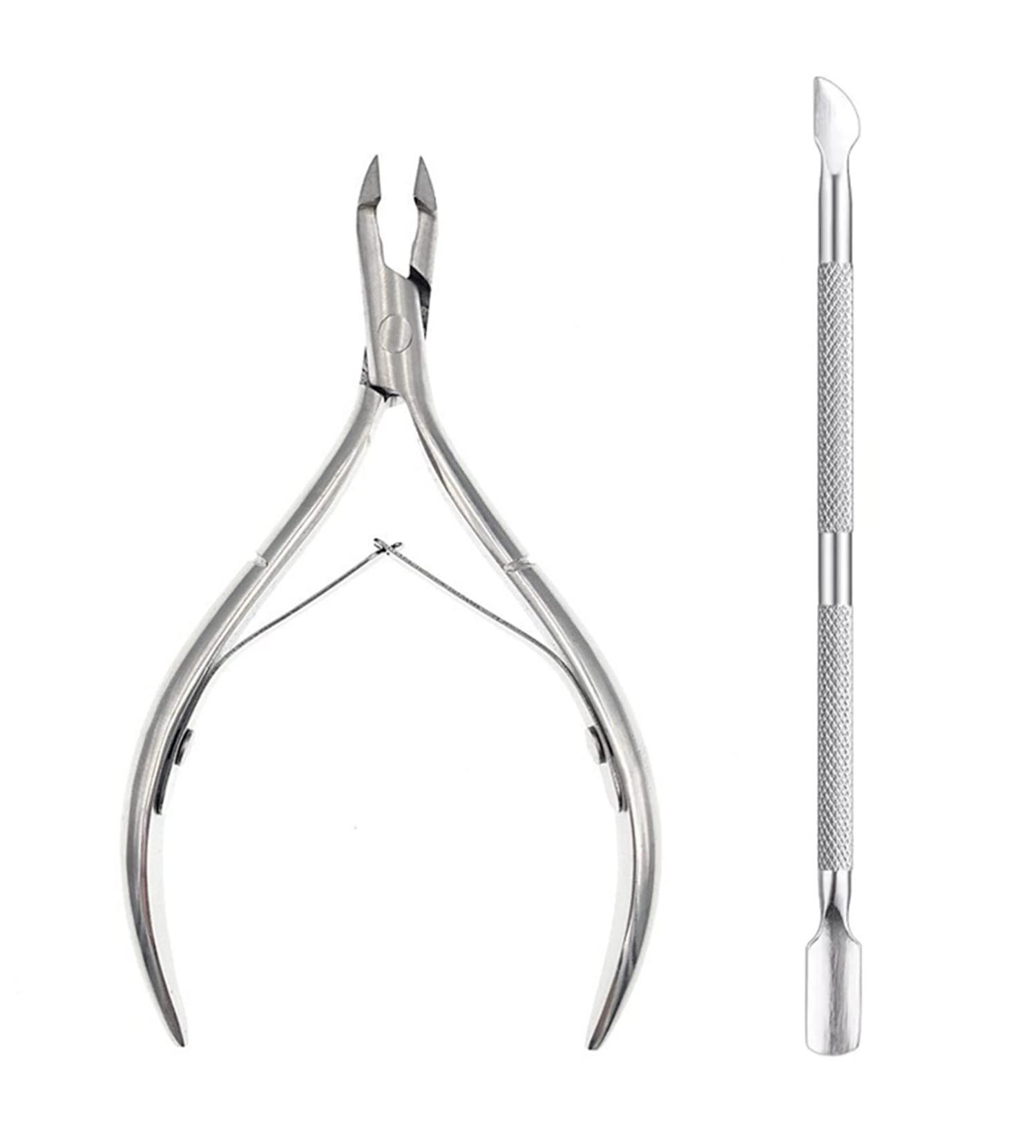 Professional Stainless Steel Cuticle Cutter & Remover - Nail Care Tool for Fingernails and Toenails - Buy Online on GoSupps.com
