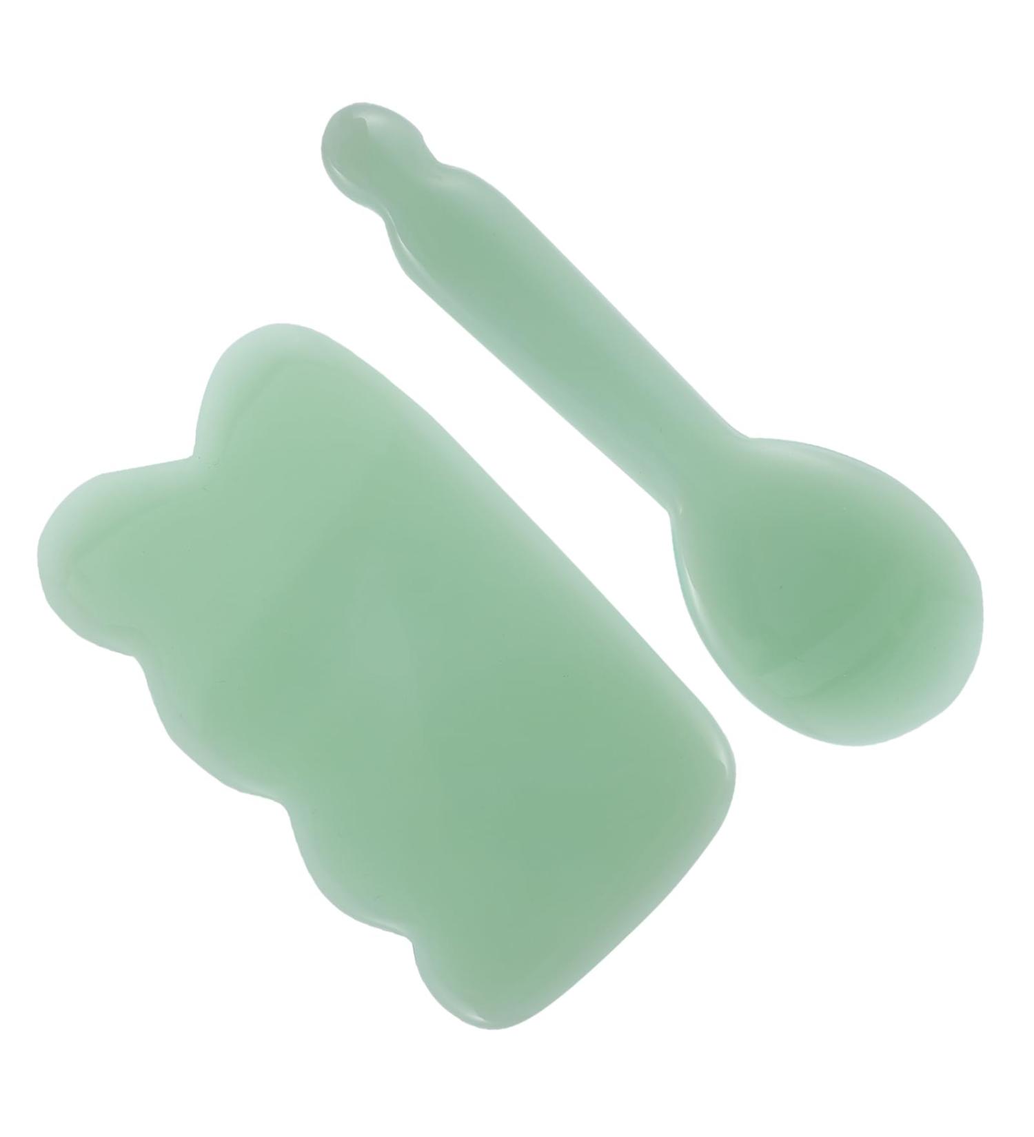 Minkissy Massage Board - Body Streak & Trigger Point Board - Premium Face Massage Tools & Skin Care Accessories - Real Acupuncture Sticks & Jade for Home Use - Buy Online on GoSupps.com