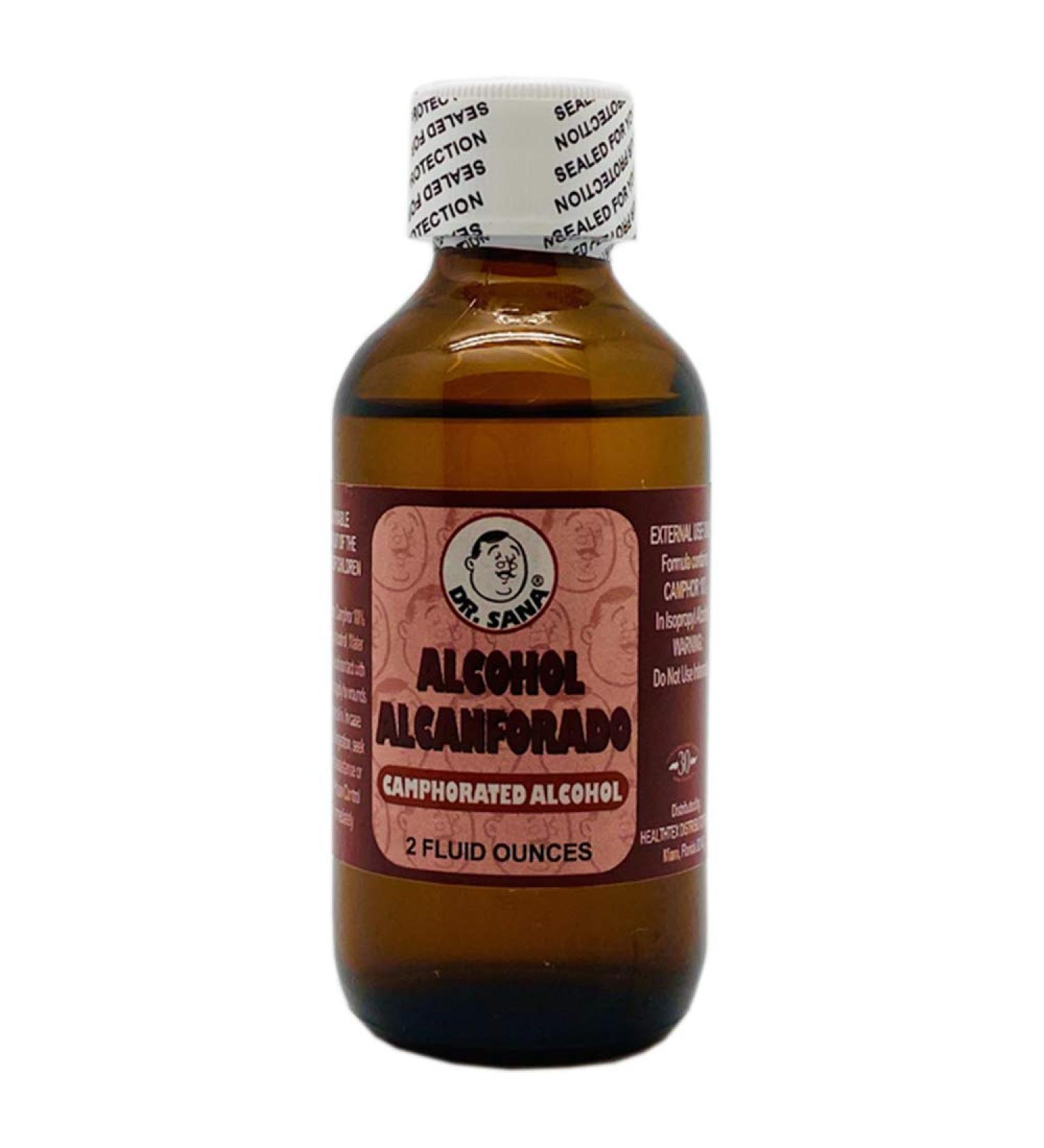 Dr Sana Camphorated Alcohol 2 fl.oz - Analgesic Tincture for Backache, Muscle, and Joint Aches - Buy Online on GoSupps.com