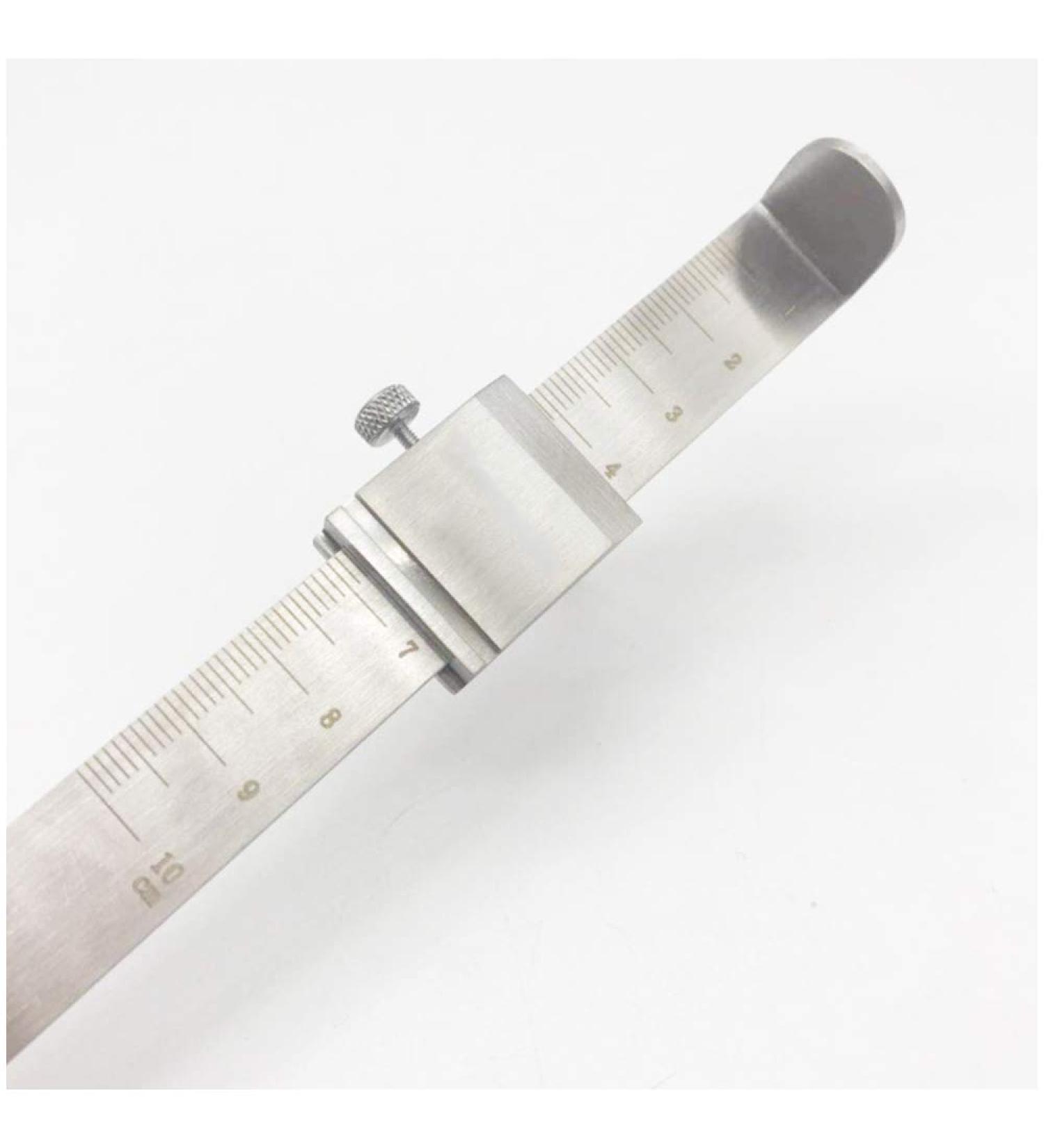 FHUILI Dental Supplies Vertical Distance Measuring Ruler - 0-10cm Mandibular Nasal Saddle for Dentists | Accurate Dental Measurement Tool Worldwide Shipping - Buy Online on GoSupps.com
