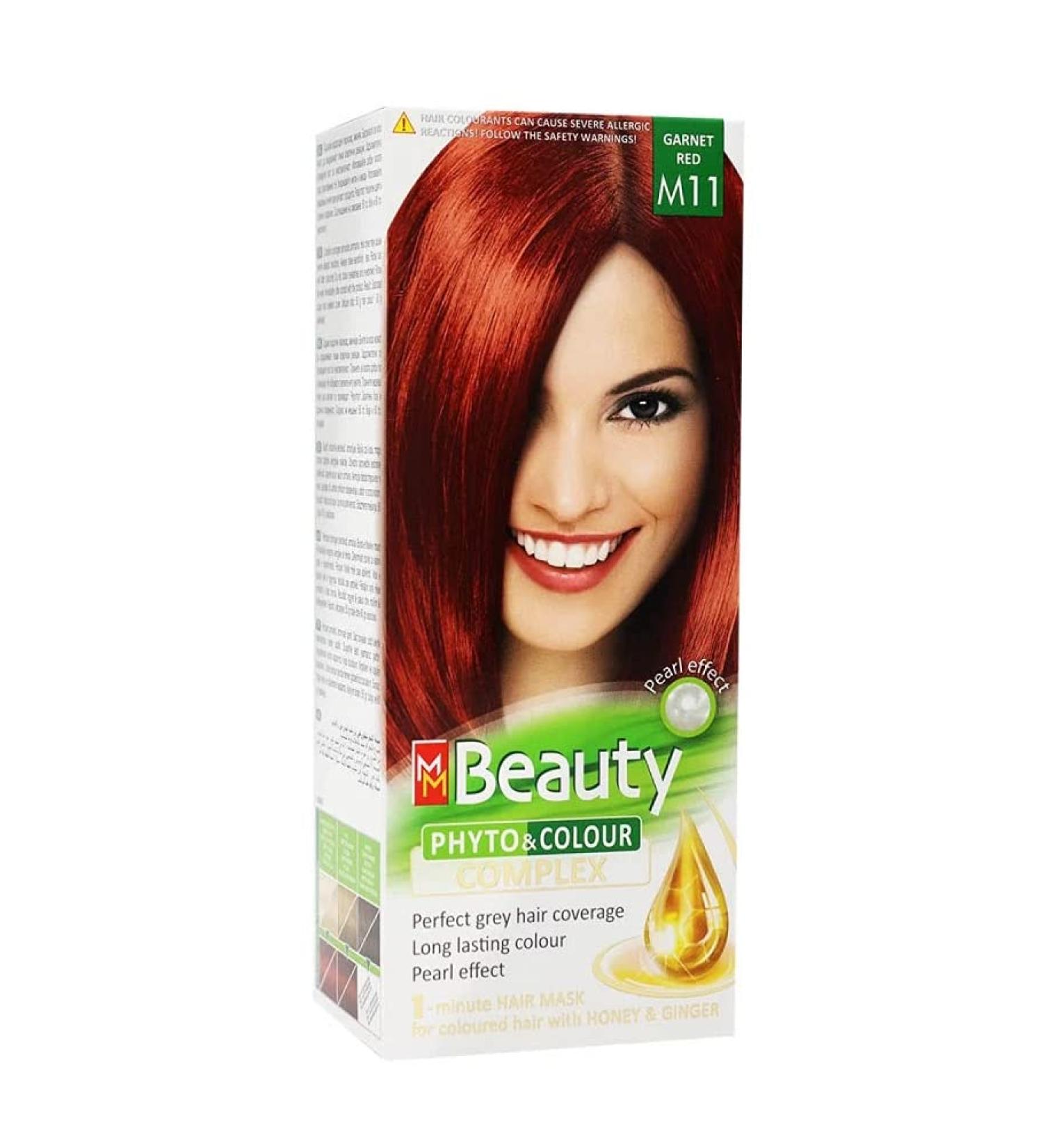 MM Beauty Permanent Hair Color - Phyto & Color 125g | M11 Garnet Red - Shop Internationally for Vibrant Hair Color - Buy Online on GoSupps.com